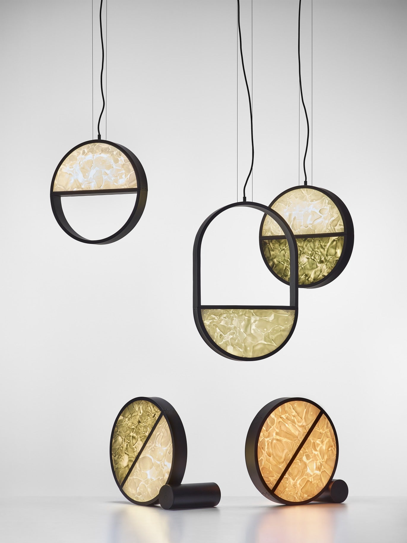 Závesná lampa GEOMETRIC sklo lesklé Brokisglass