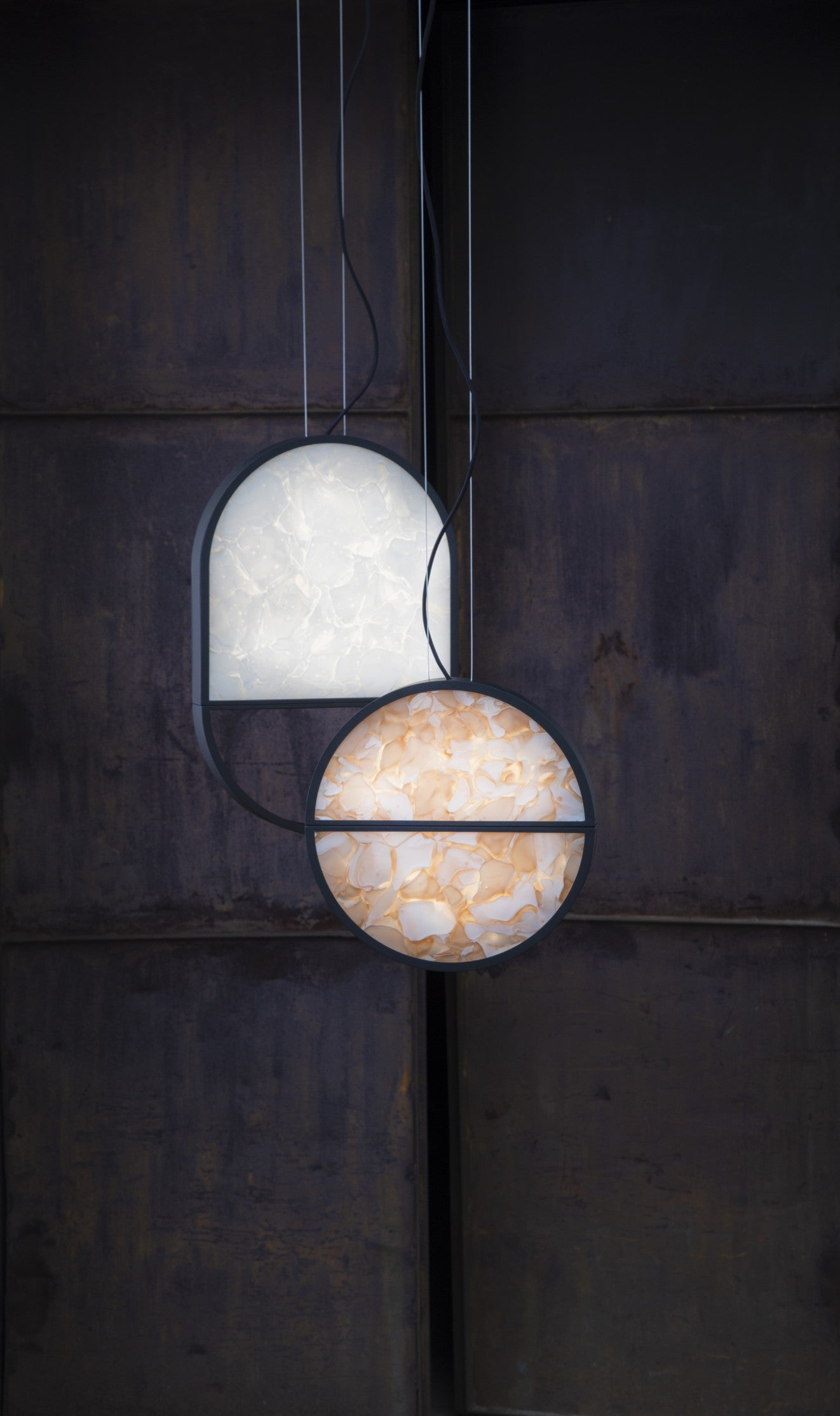 Závesná lampa GEOMETRIC sklo lesklé Brokisglass