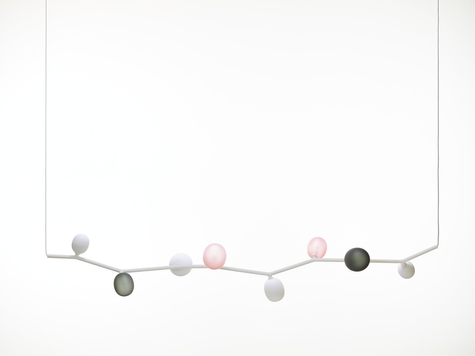 Ivy hanging lamp - Horizontal Matte glass