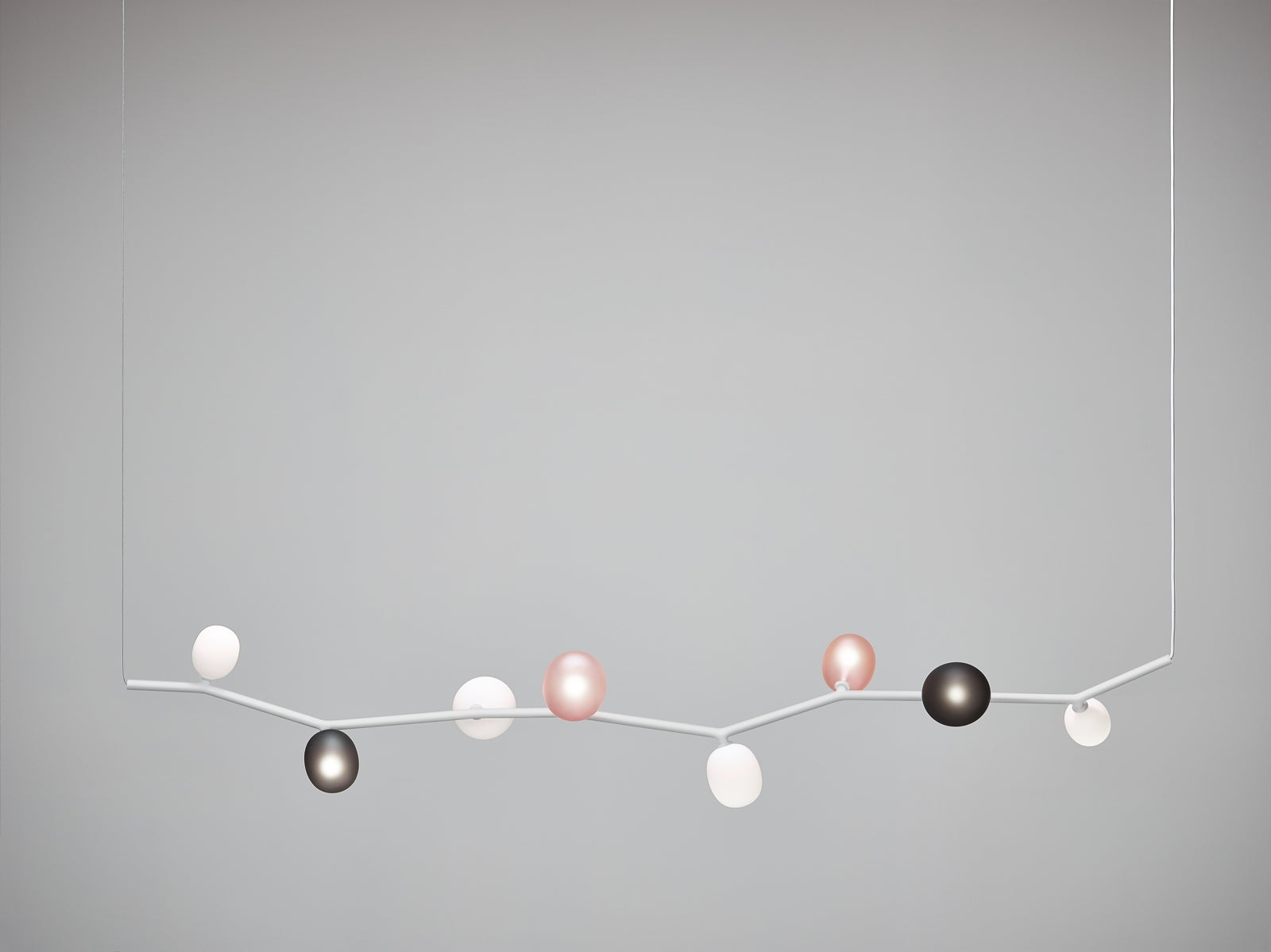 Ivy hanging lamp - Horizontal Matte glass