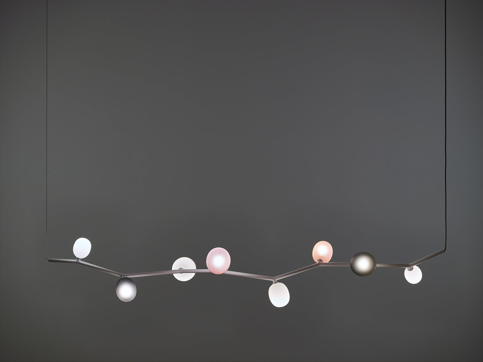 Ivy hanging lamp - Horizontal Matte glass