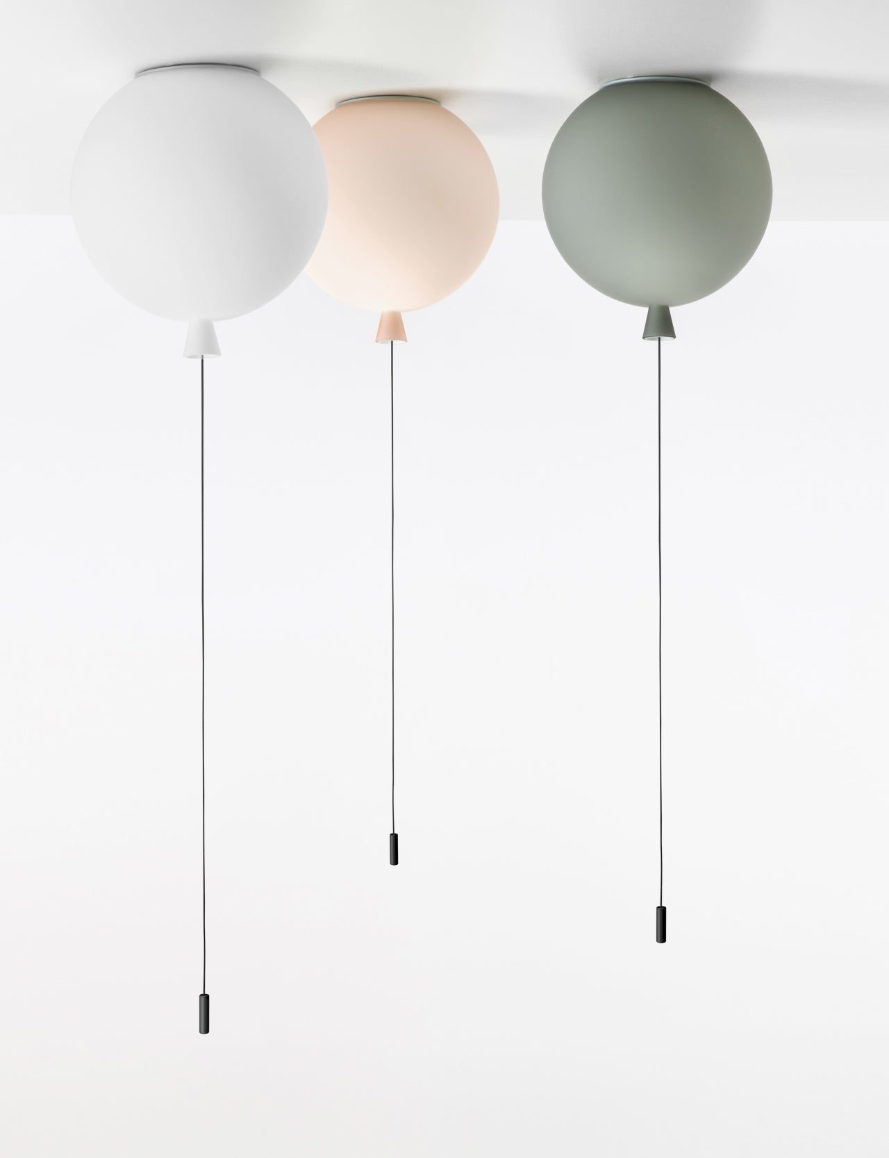 MEMORY ceiling lamp frosted glass