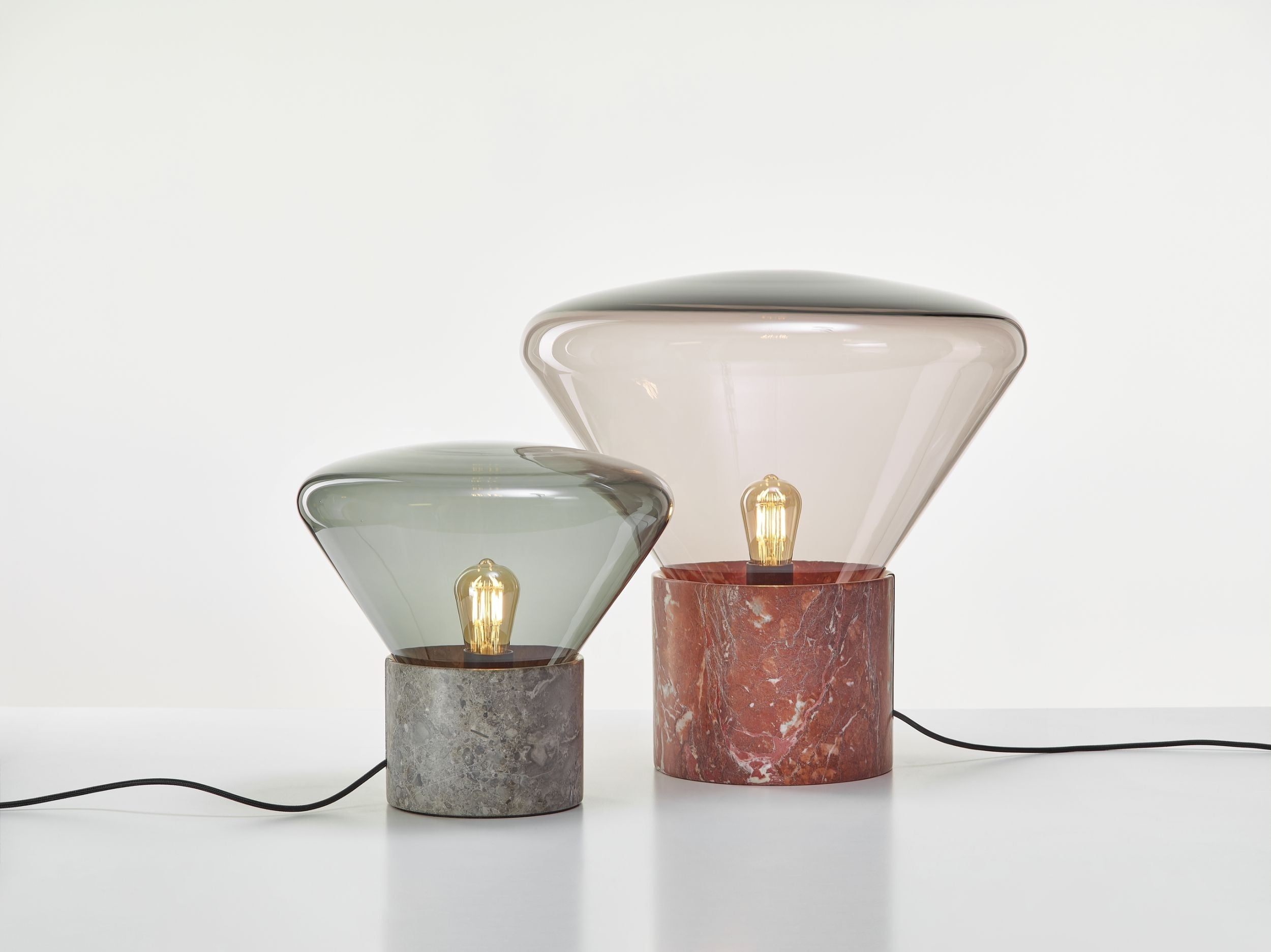 Lampa MUFFINS fúkané sklo