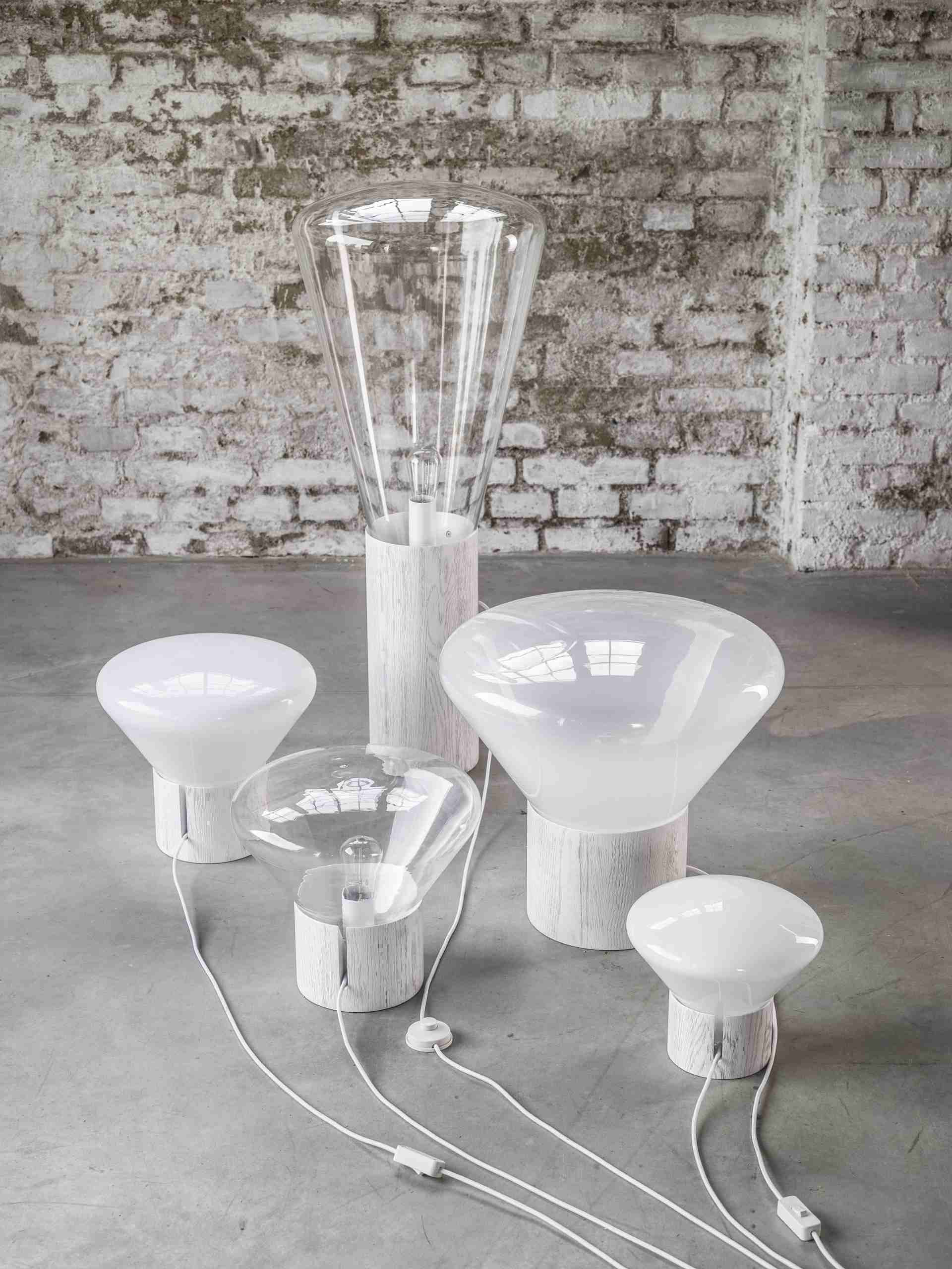 Lampa MUFFINS fúkané sklo