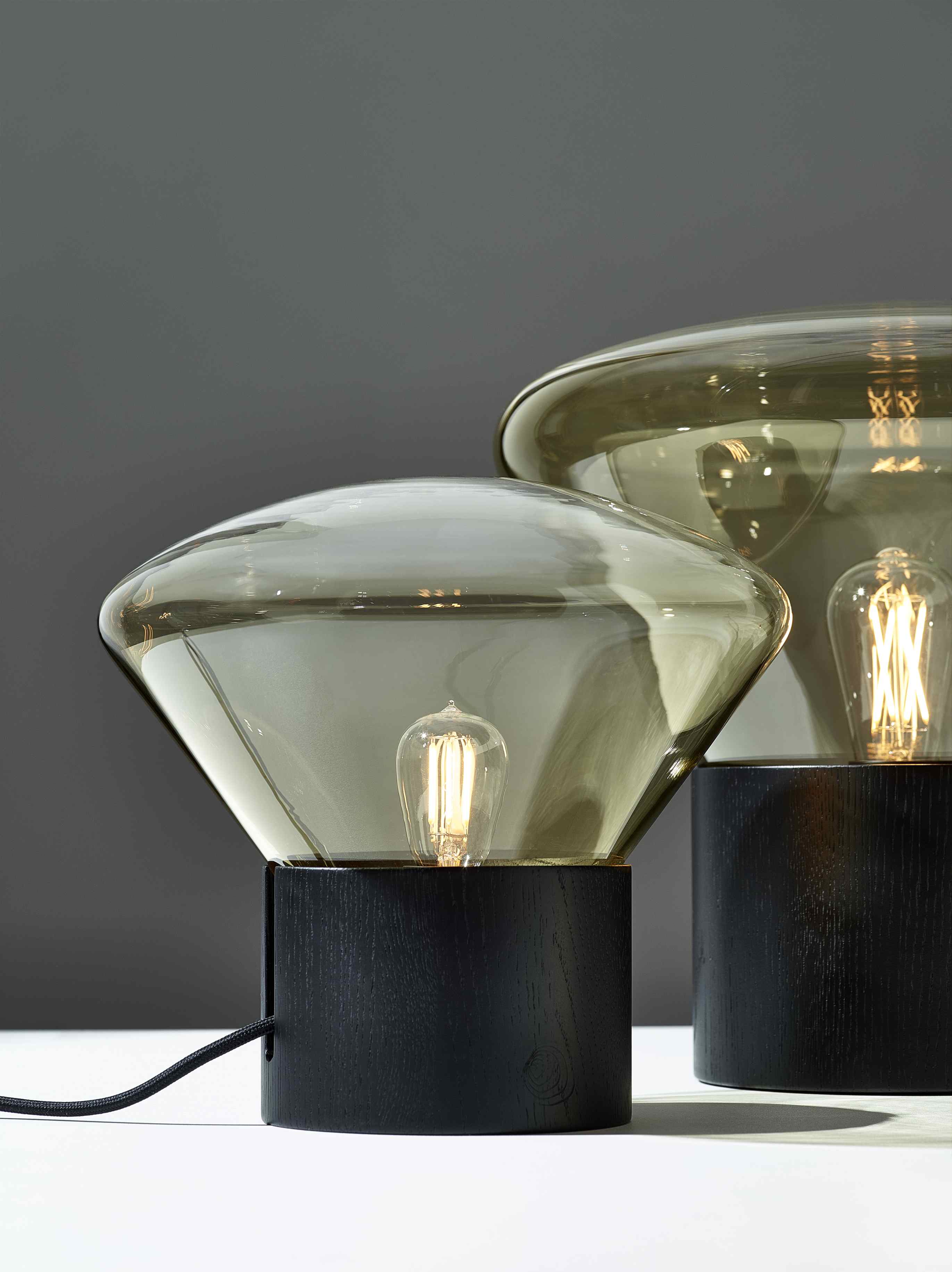 Lampa MUFFINS fúkané sklo