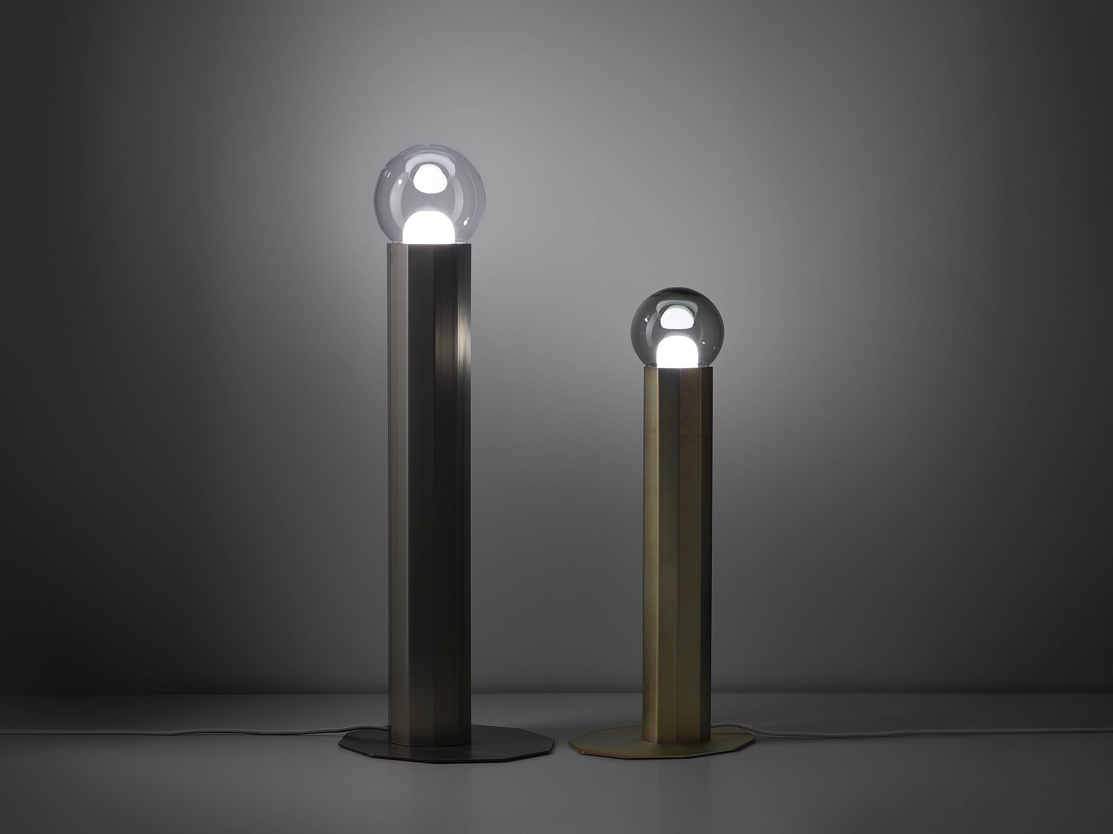 Prisma metal luminaire floor lamp