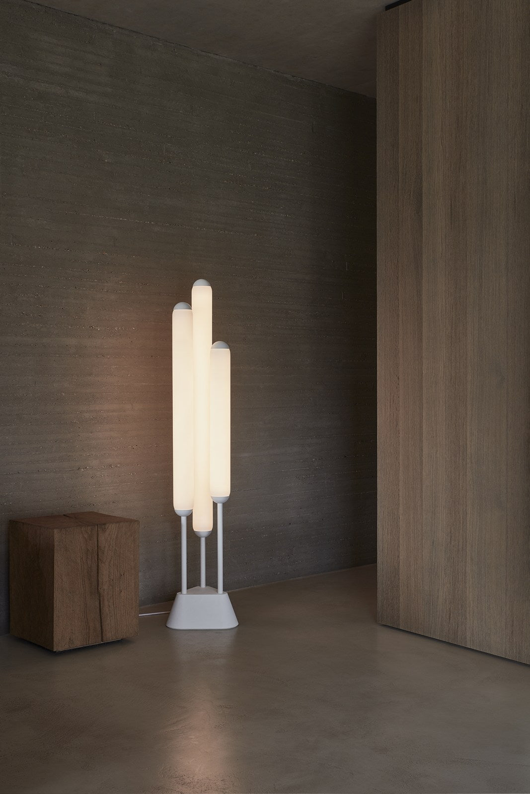 Stojaca lampa PURO matné sklo