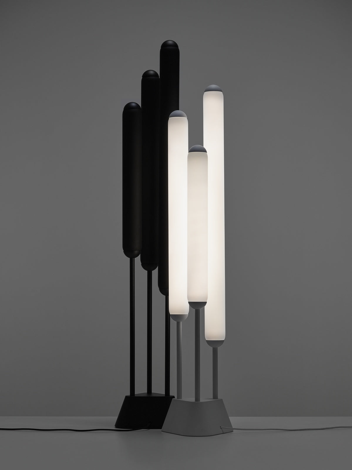 Stojaca lampa PURO matné sklo