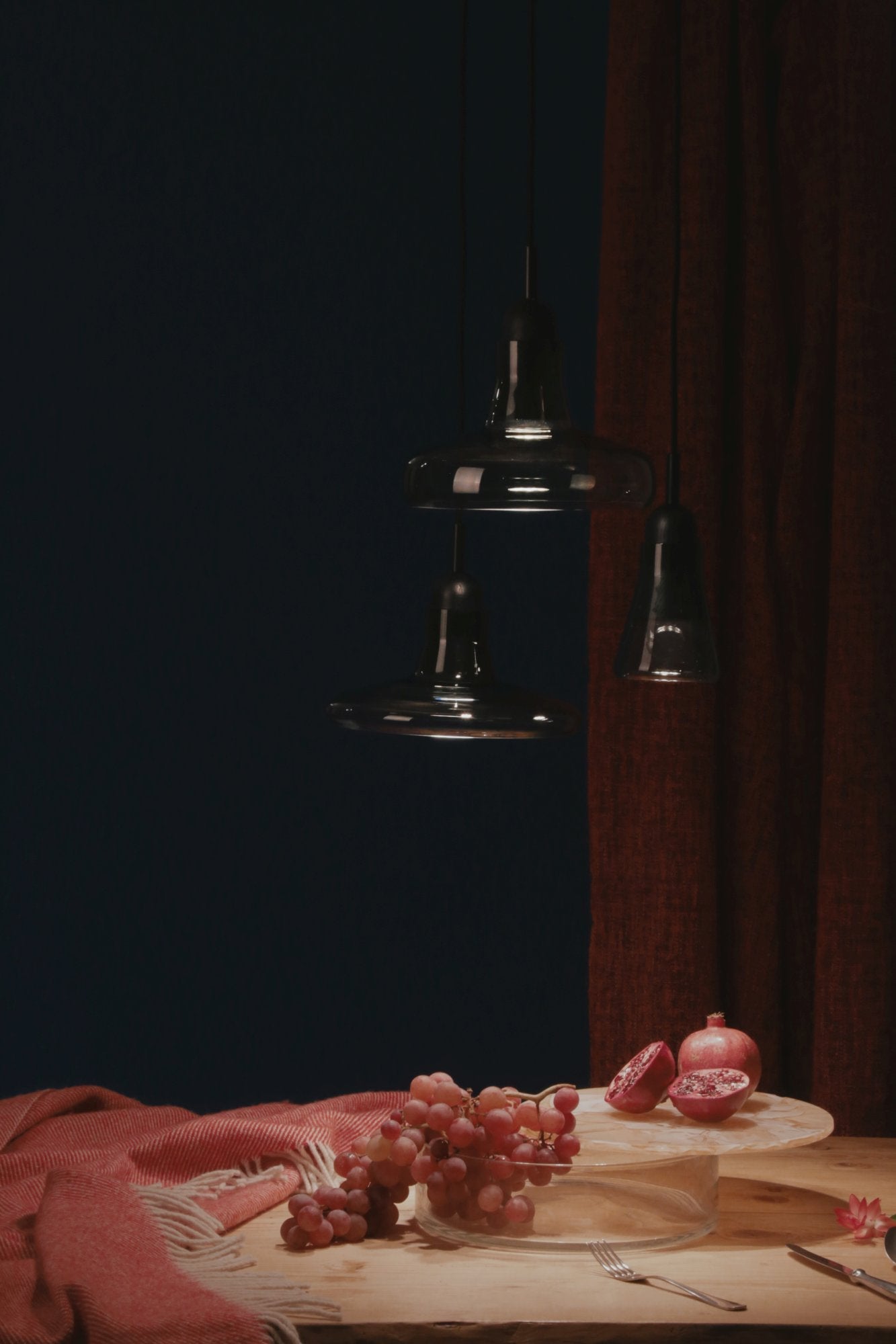 Závesná lampa SHADOWS PC894 lesklé sklo