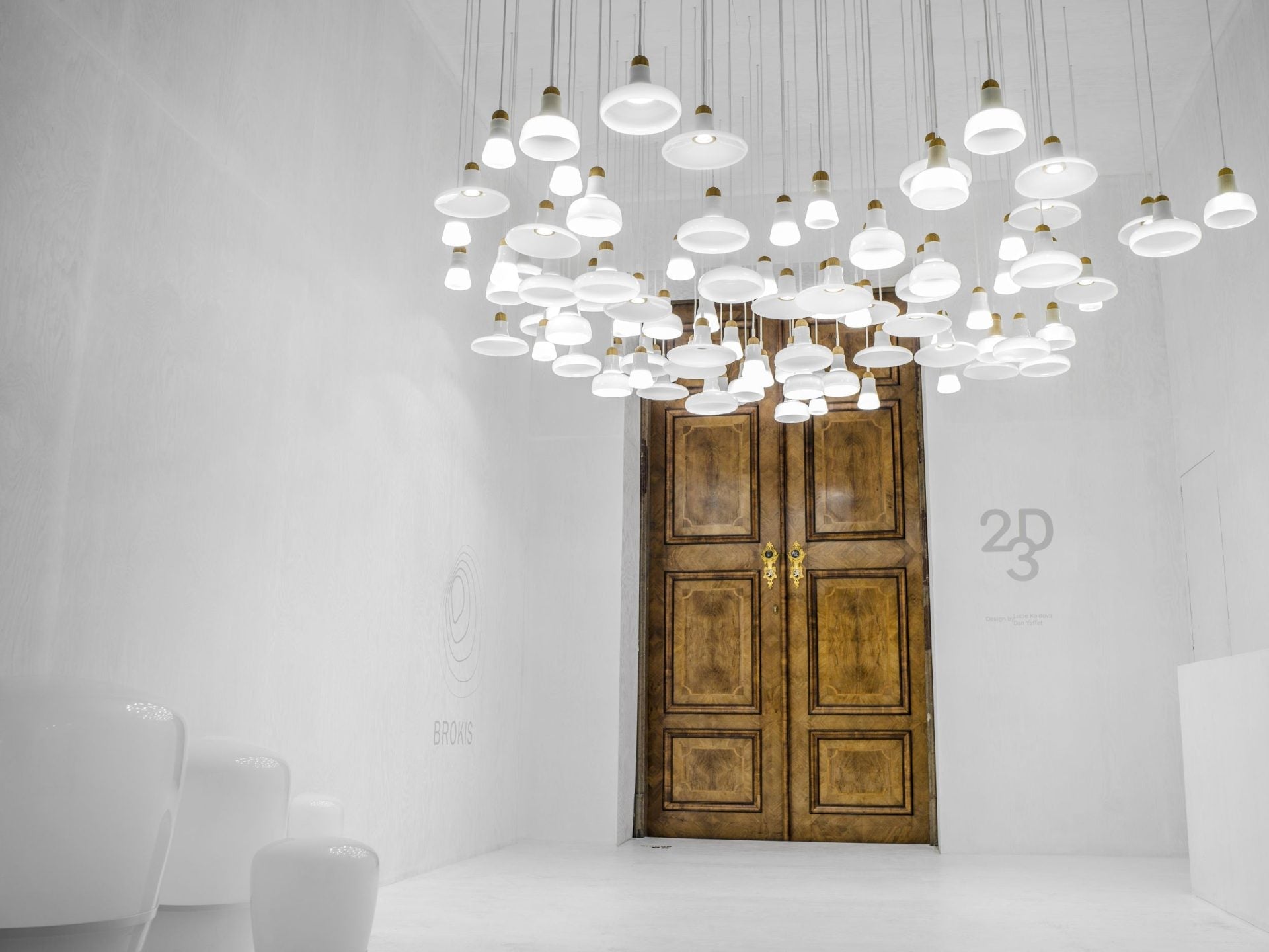 Závesná lampa SHADOWS PC894 lesklé sklo