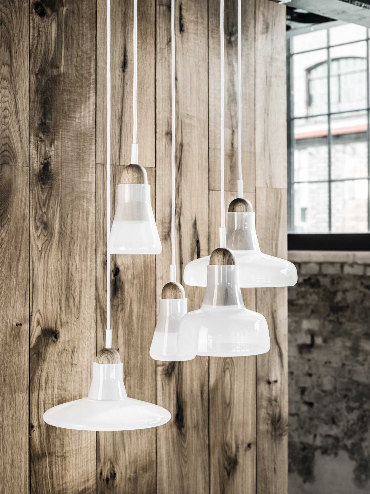 Závesná lampa SHADOWS - SET RING sklo lesklé