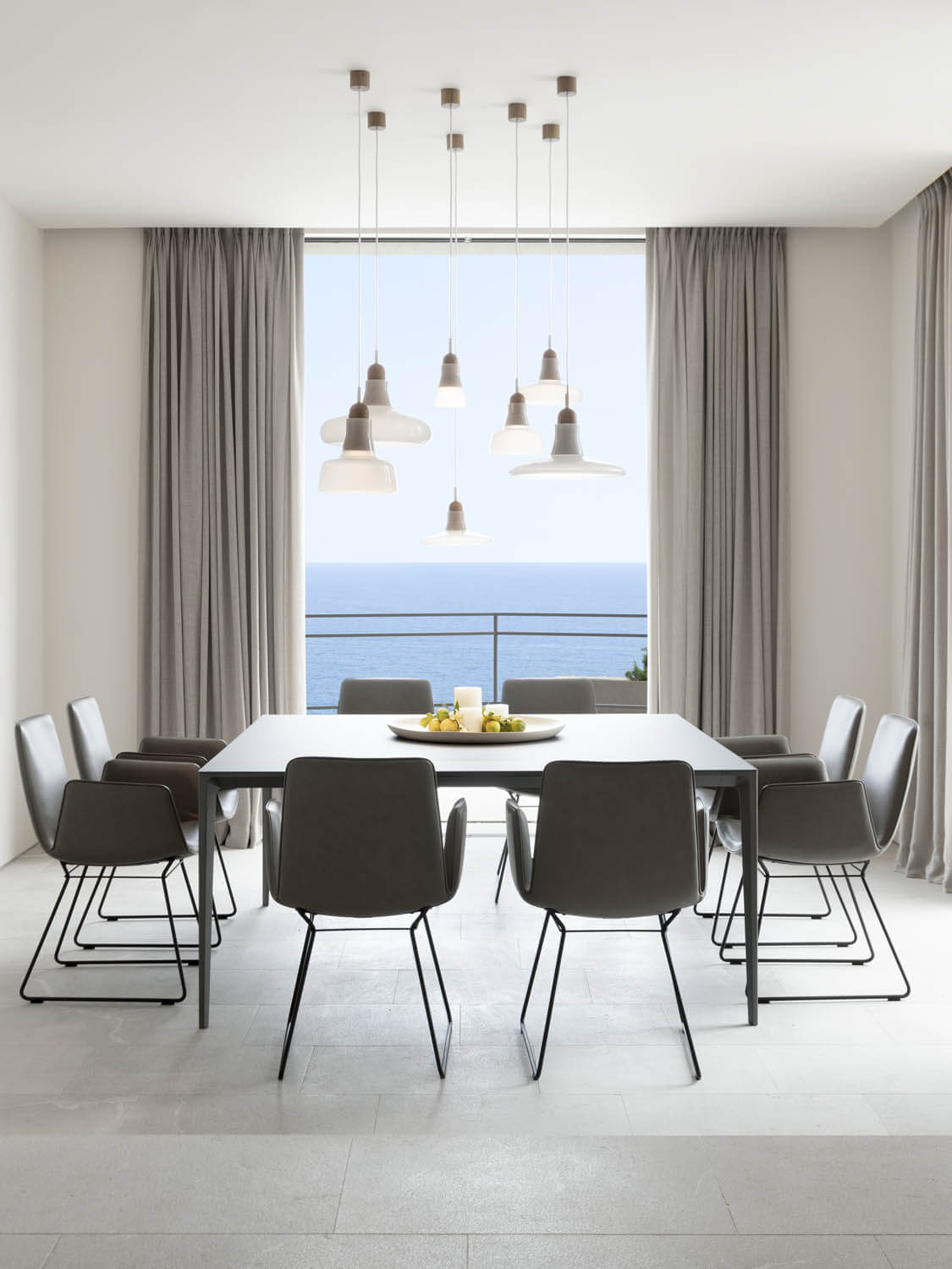 Závesná lampa SHADOWS PC894 lesklé sklo