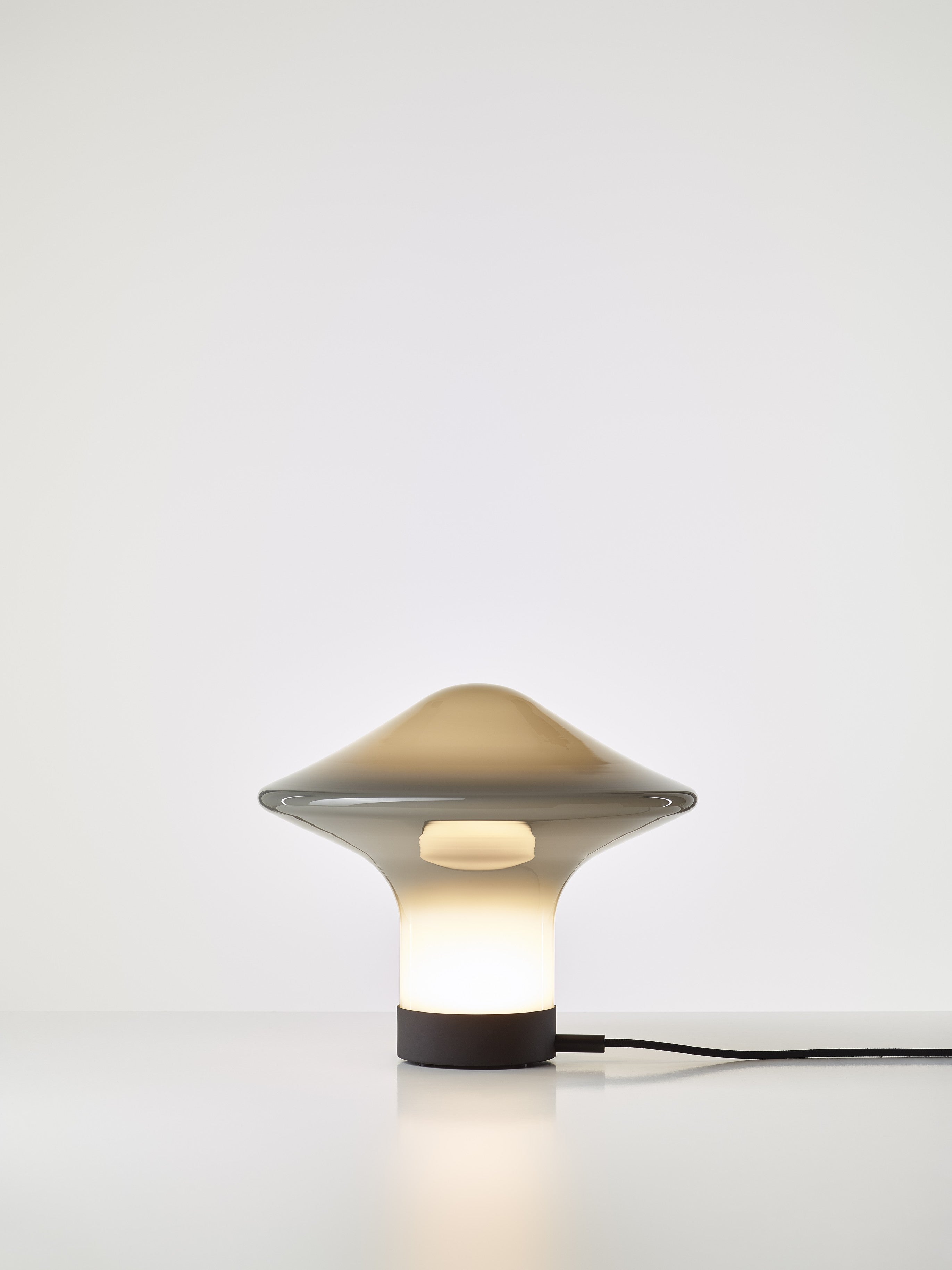 Stolná lampa TROTTOLA sklo fúkané
