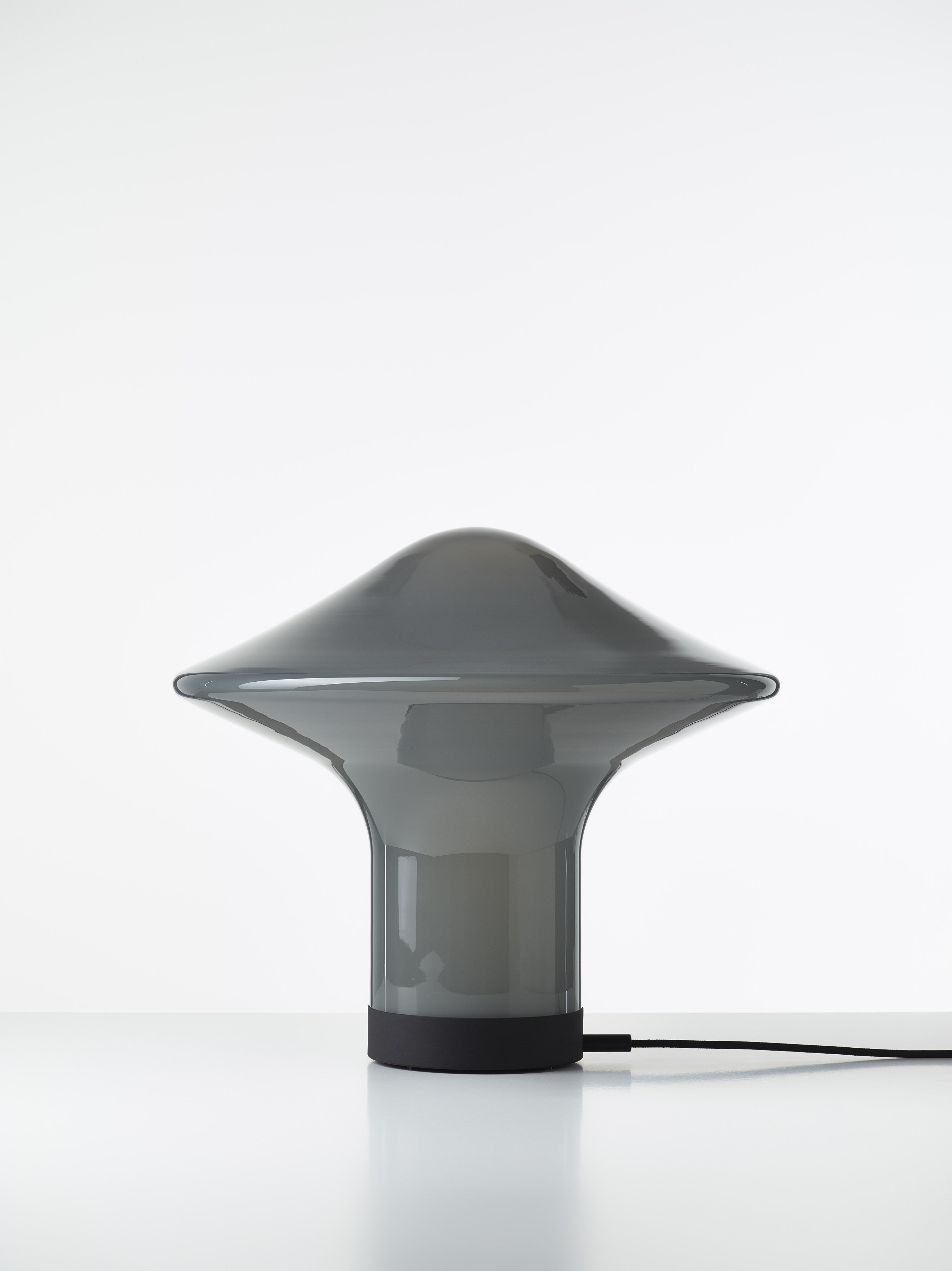 Stolná lampa TROTTOLA sklo fúkané