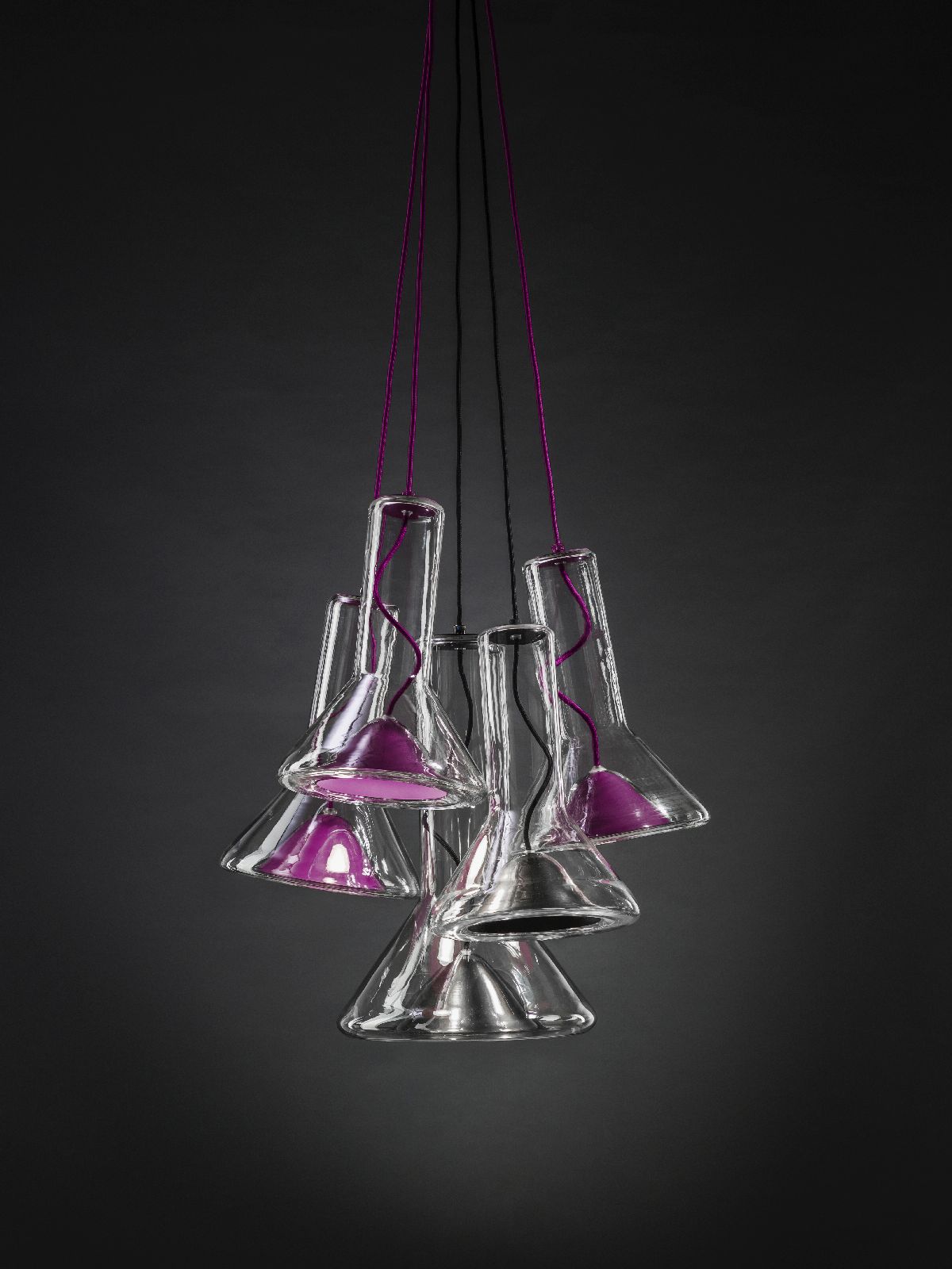 Závesná lampa WHISTLE sklo fúkané