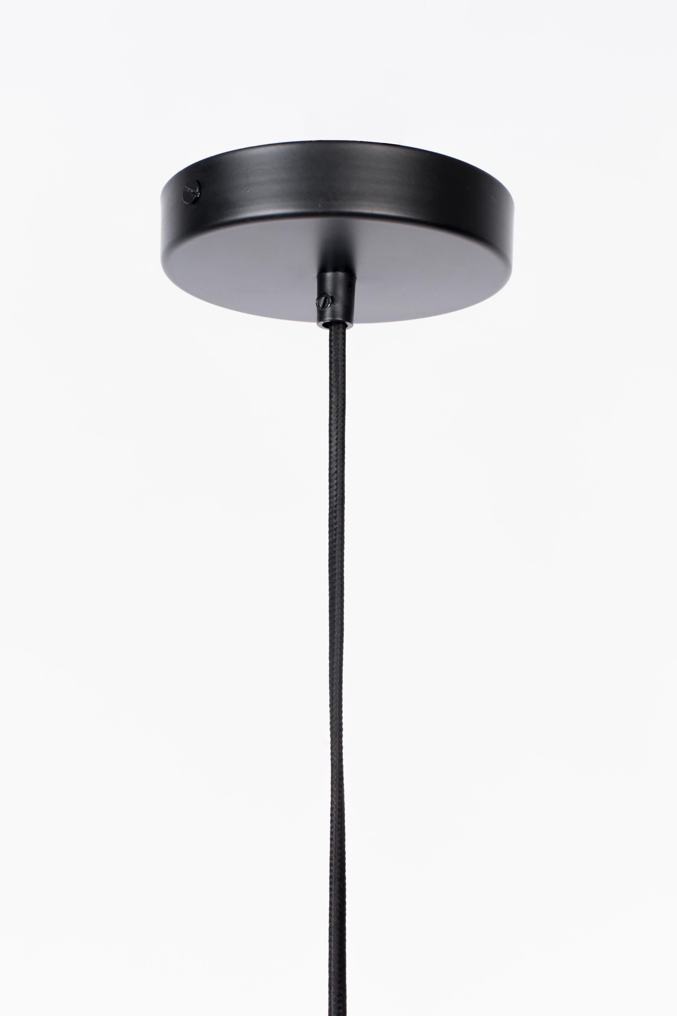 Lampa visí BUMBLE béžová s čiernym povrchom