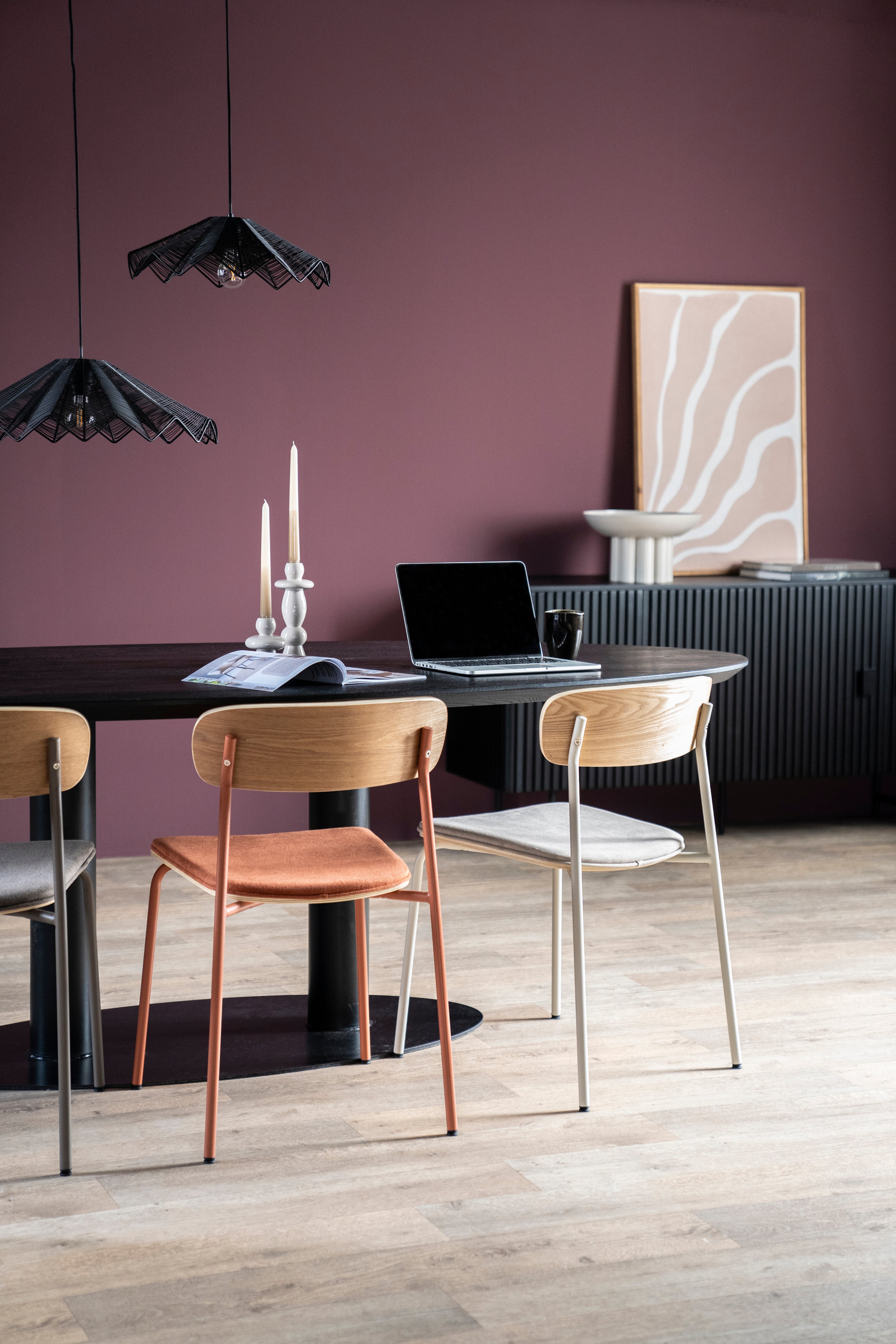 Závesná lampa VARJO čierna