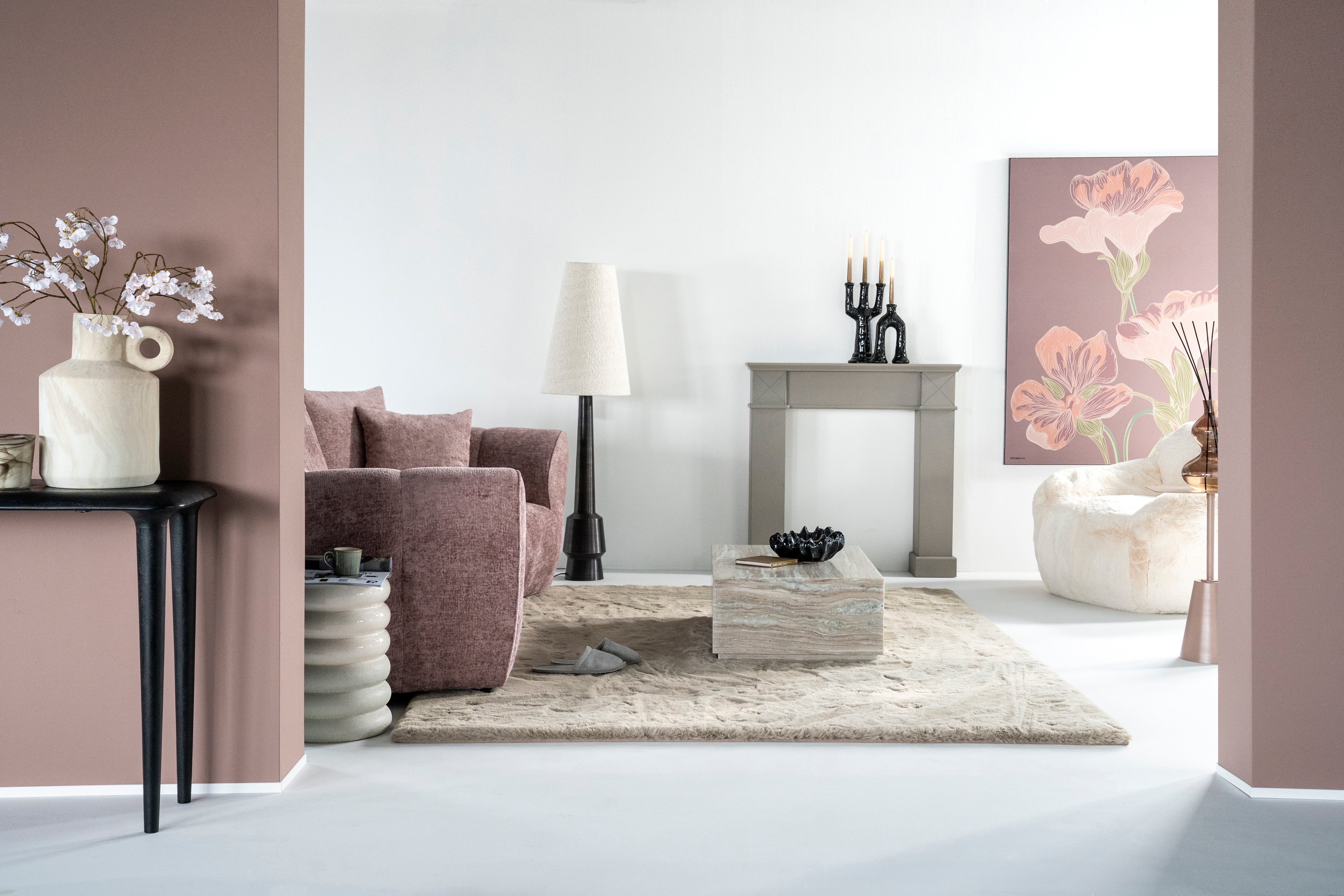 Koberec ZENA béžový s dlhým vlasom