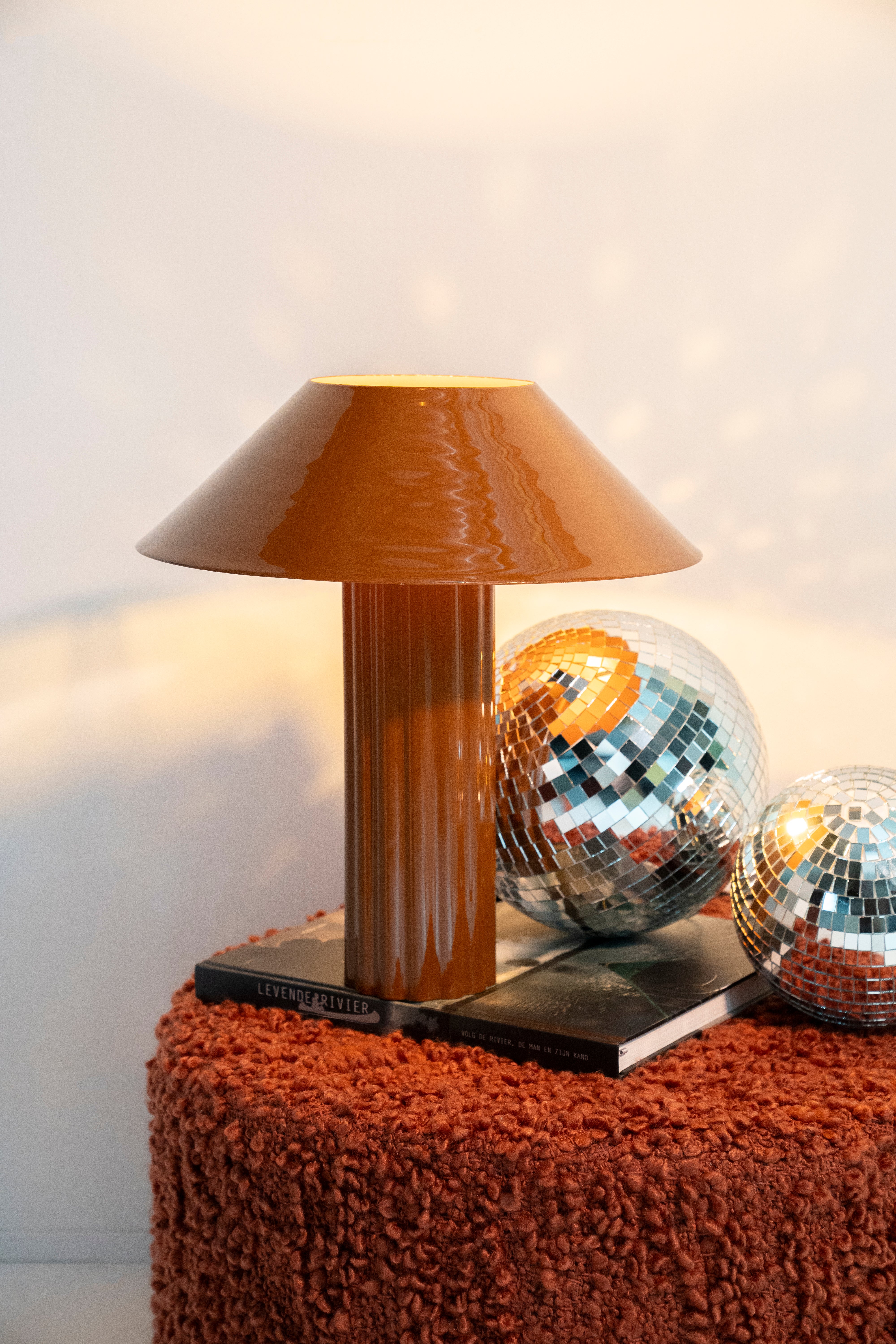 PALLAS mustard table lamp