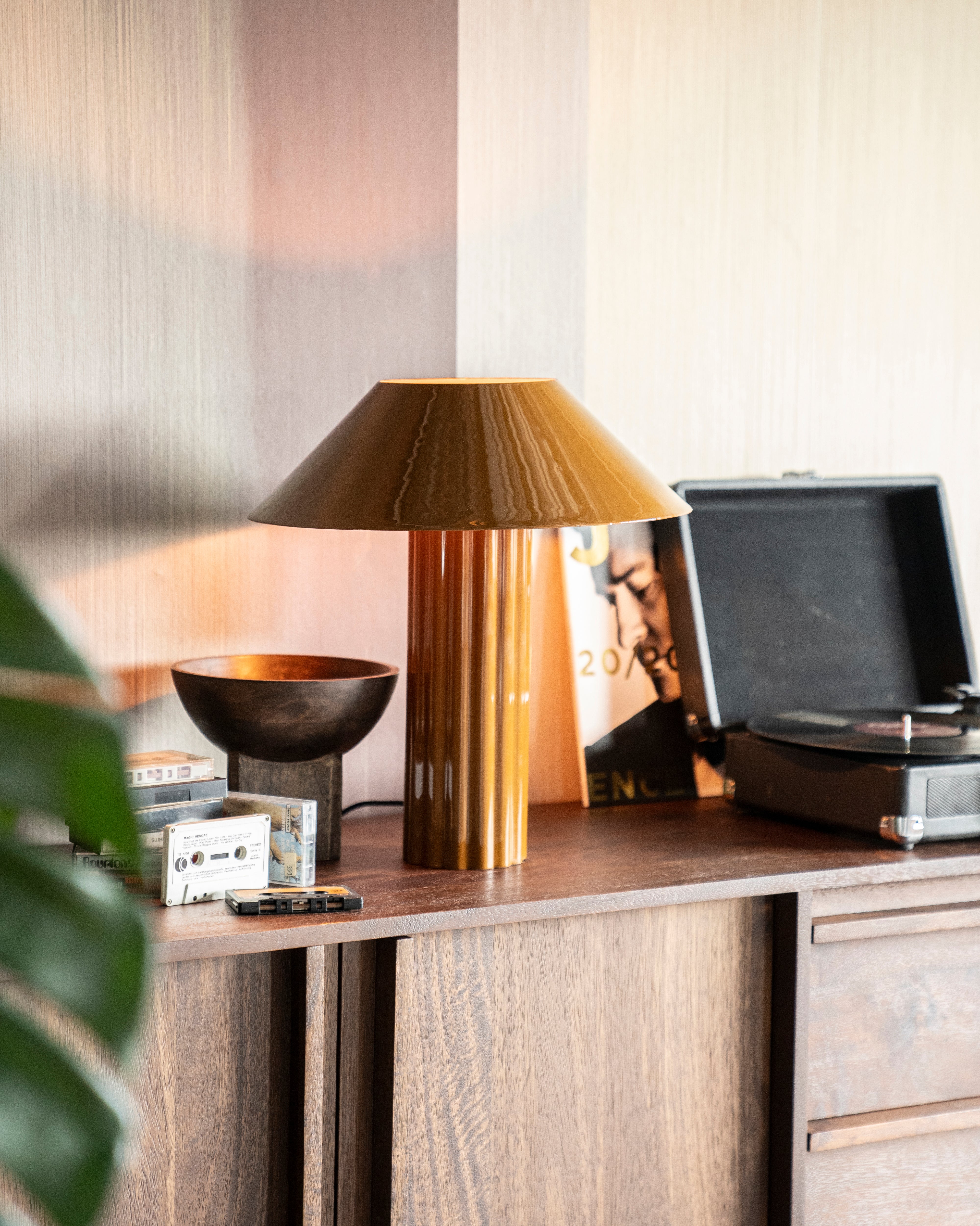 PALLAS mustard table lamp