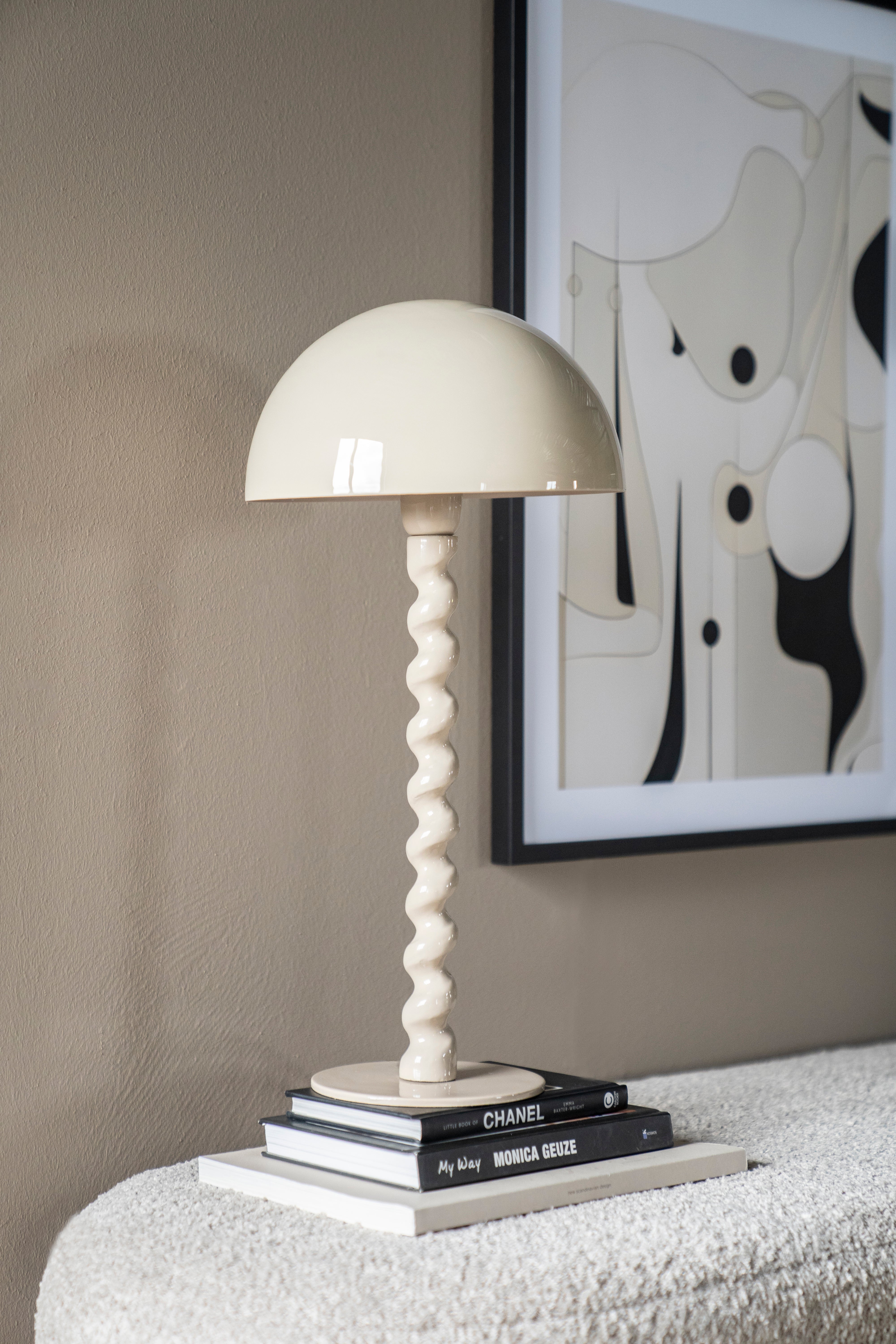 Lampa stołowa LUOX beżowy – By Boo