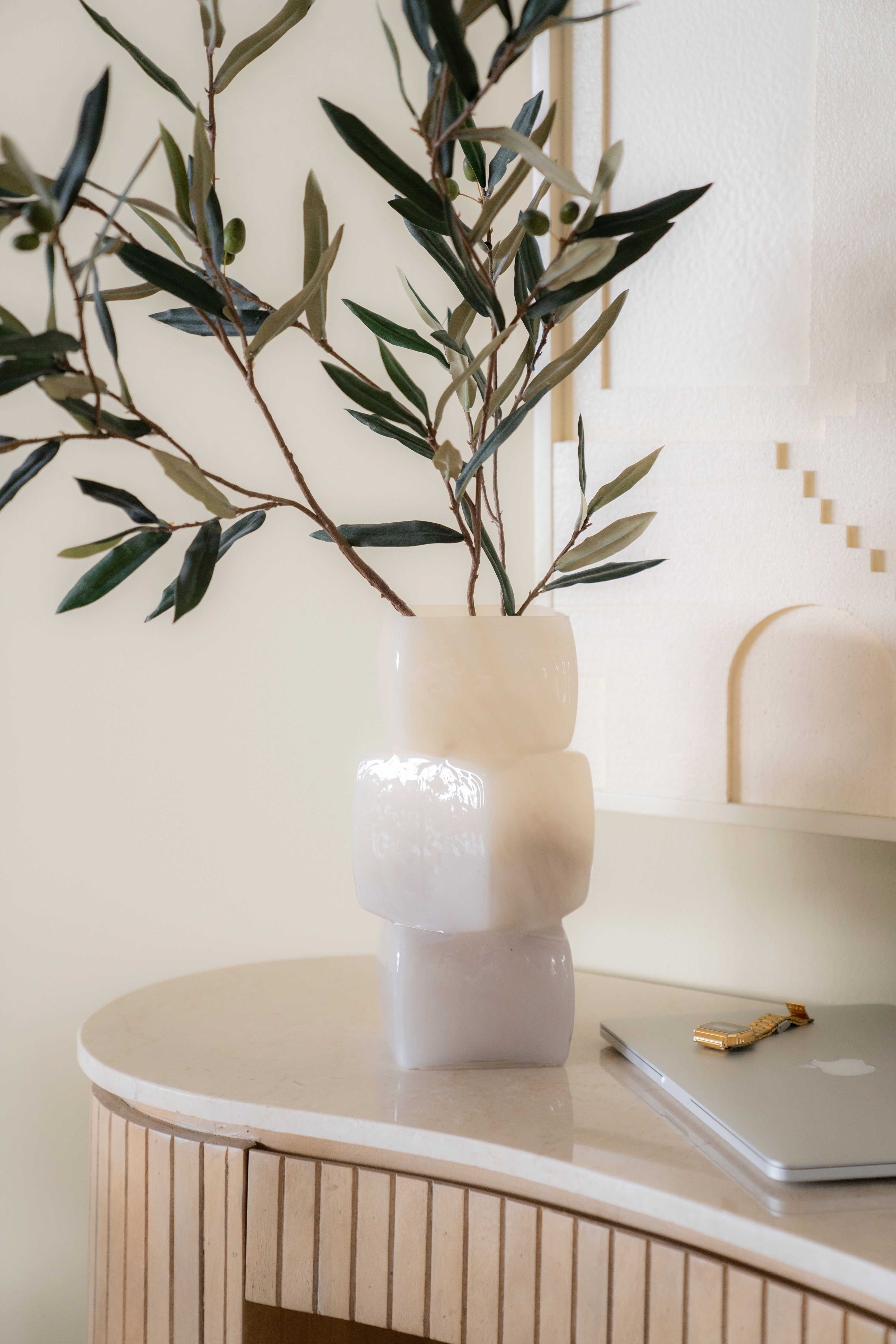 Váza BATU béžová