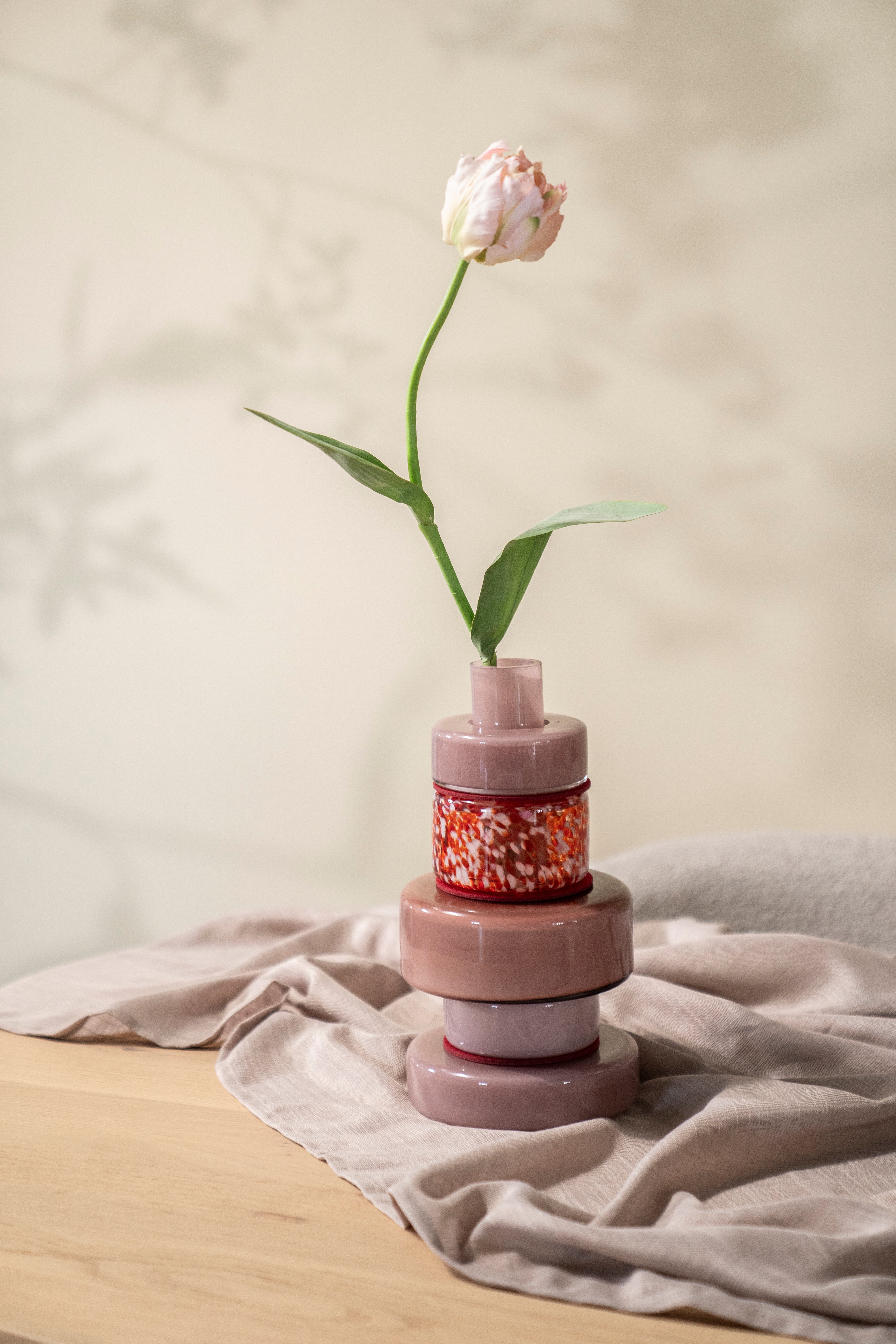 Ružový váza GOLAS