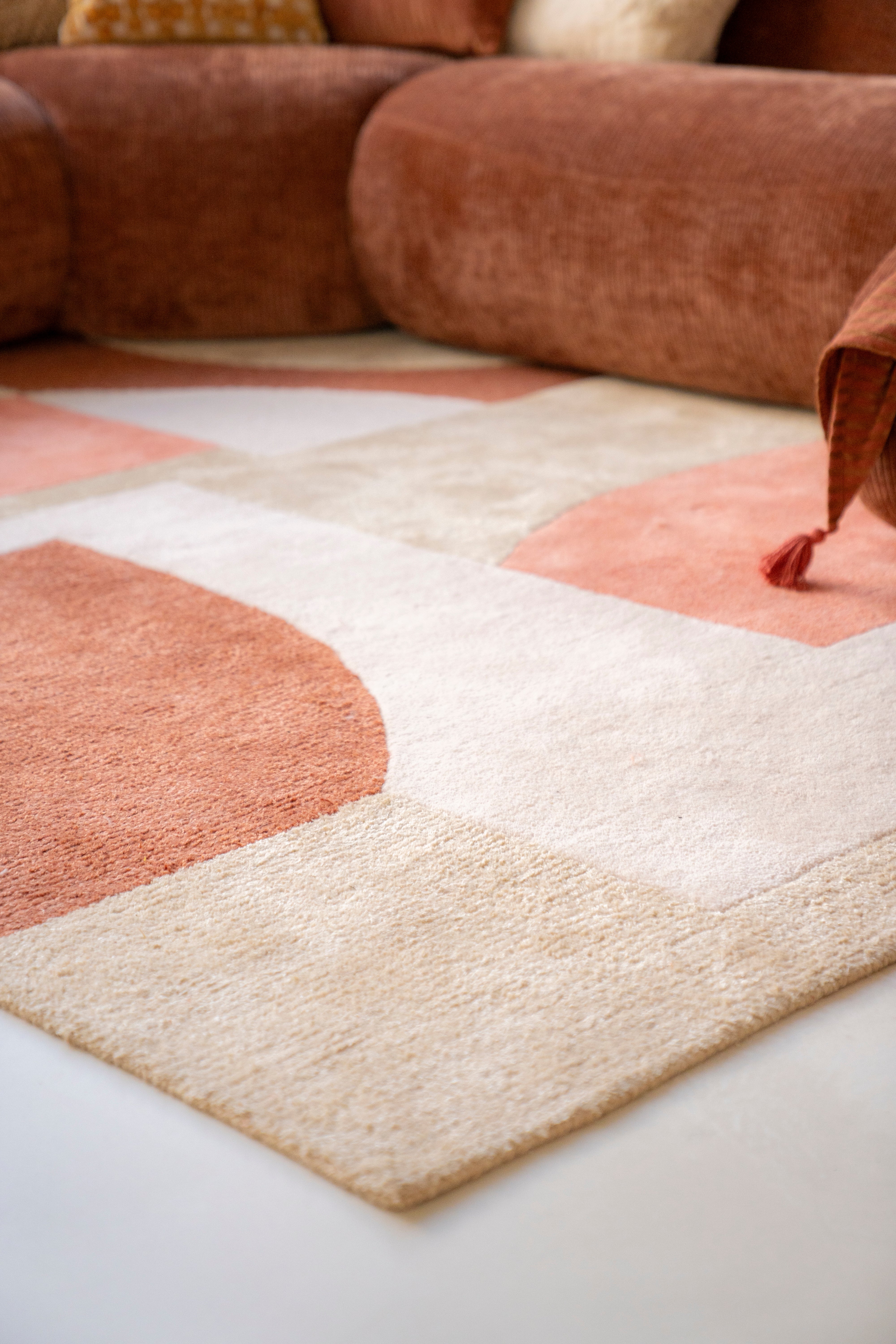 Koberec KAZI terakota