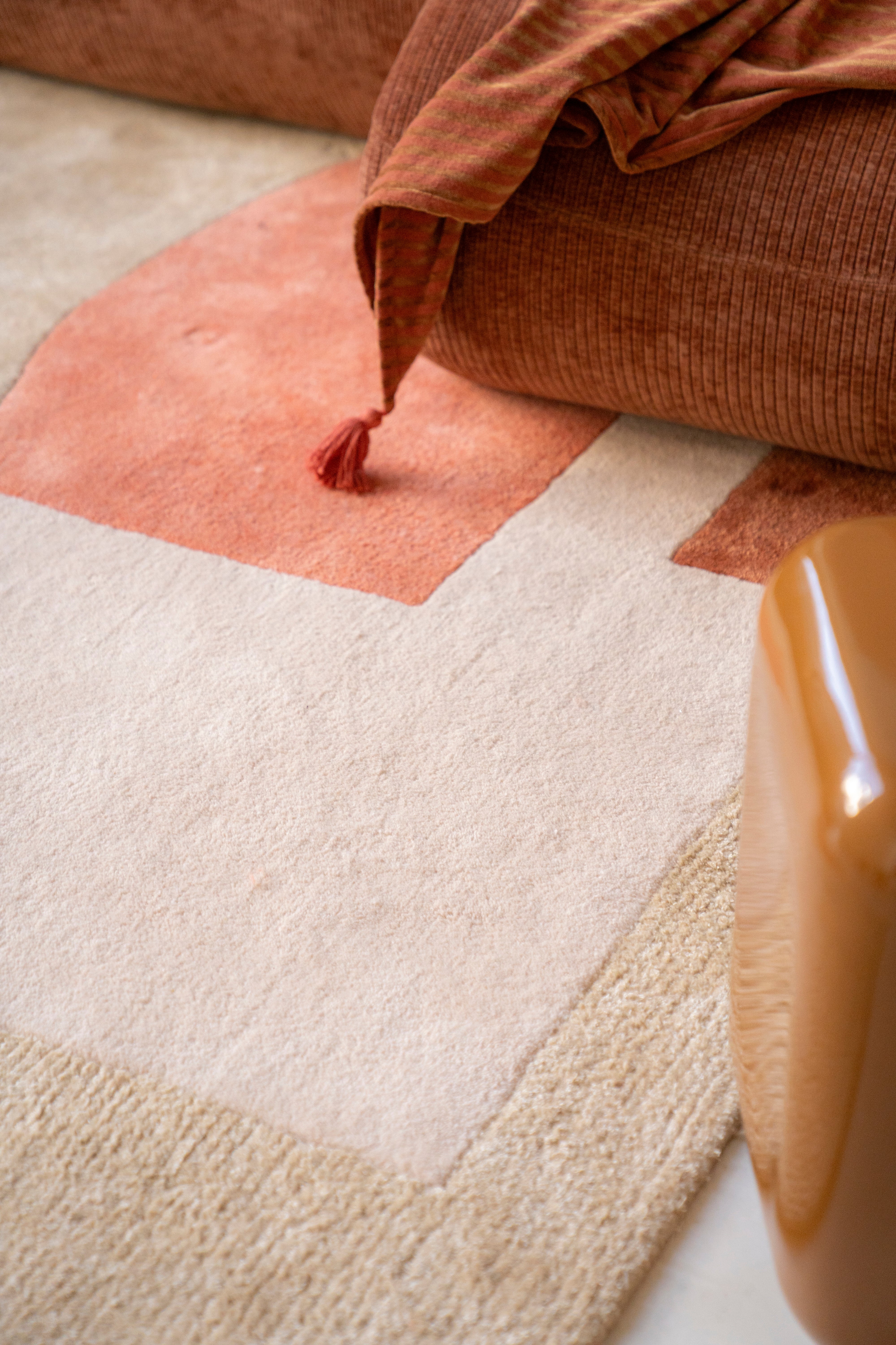 Koberec KAZI terakota