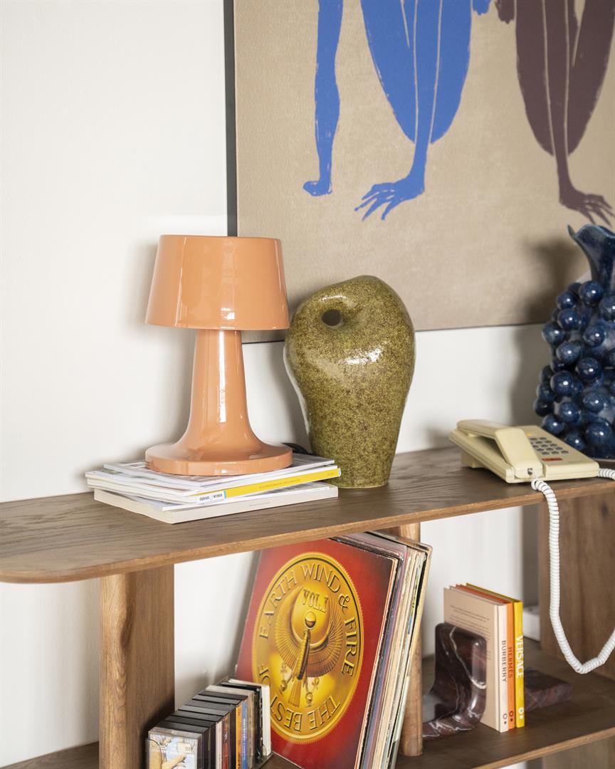 Stolná lampa ALVO terakota