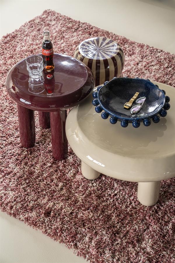 BALLOON cream side table