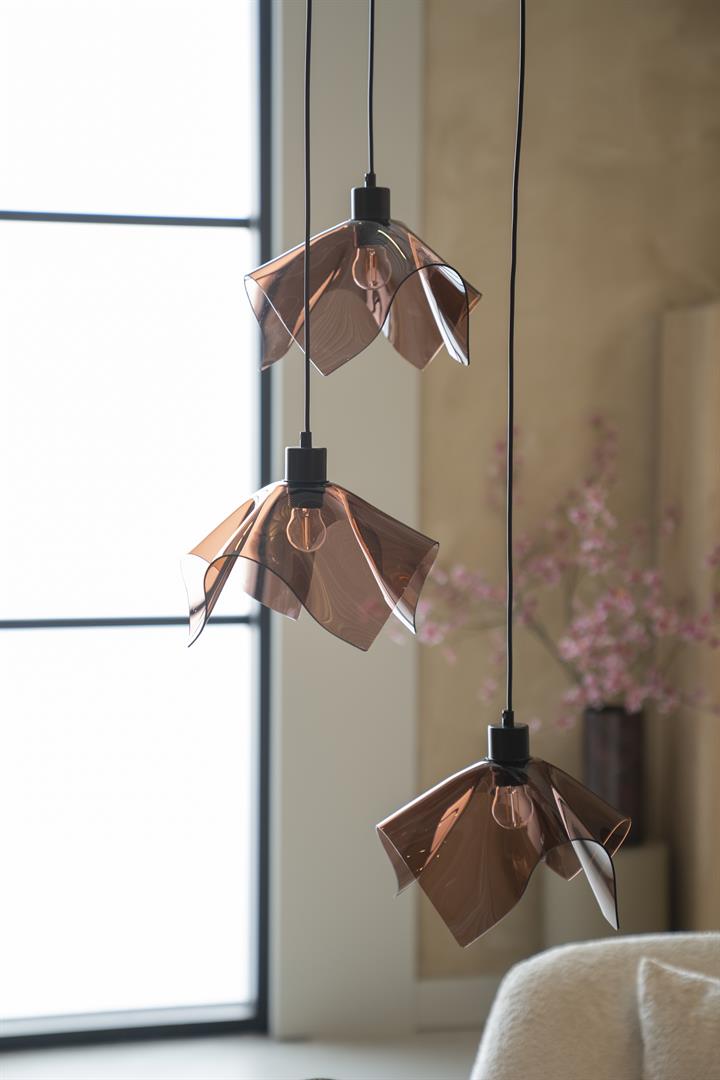 Ružový luster NIMS