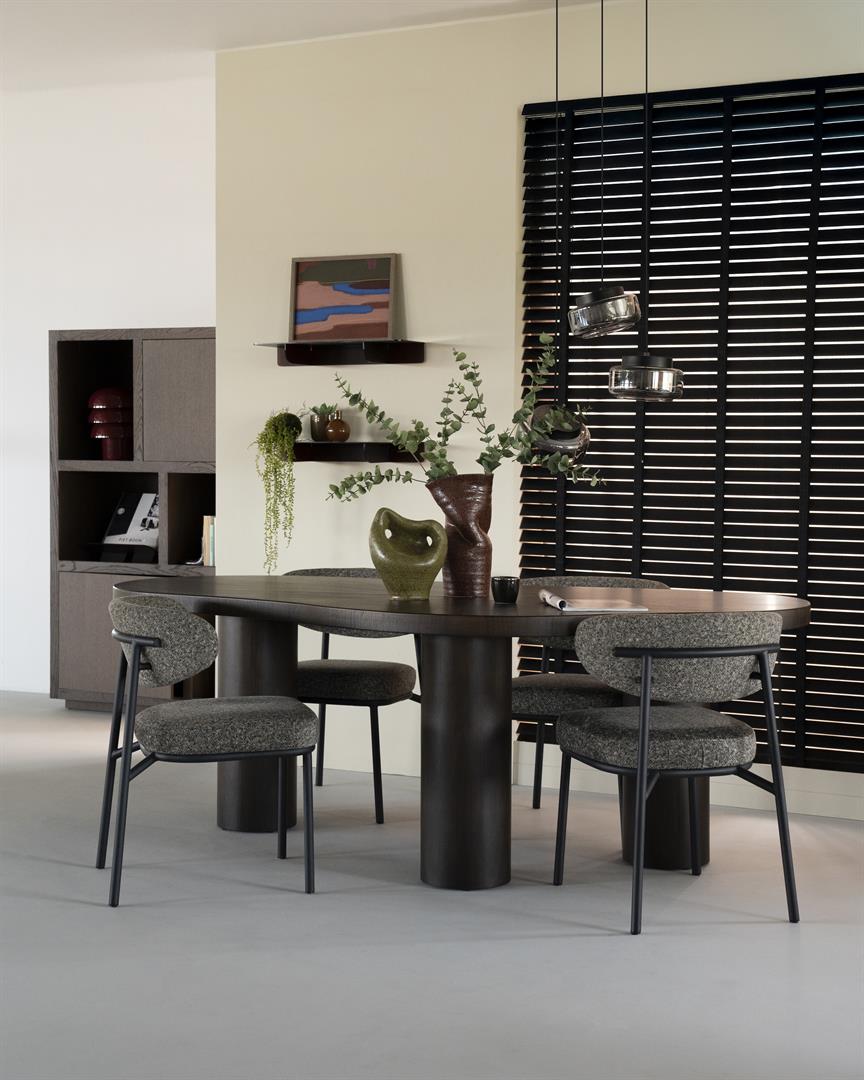 Stolička JARI zelený melír