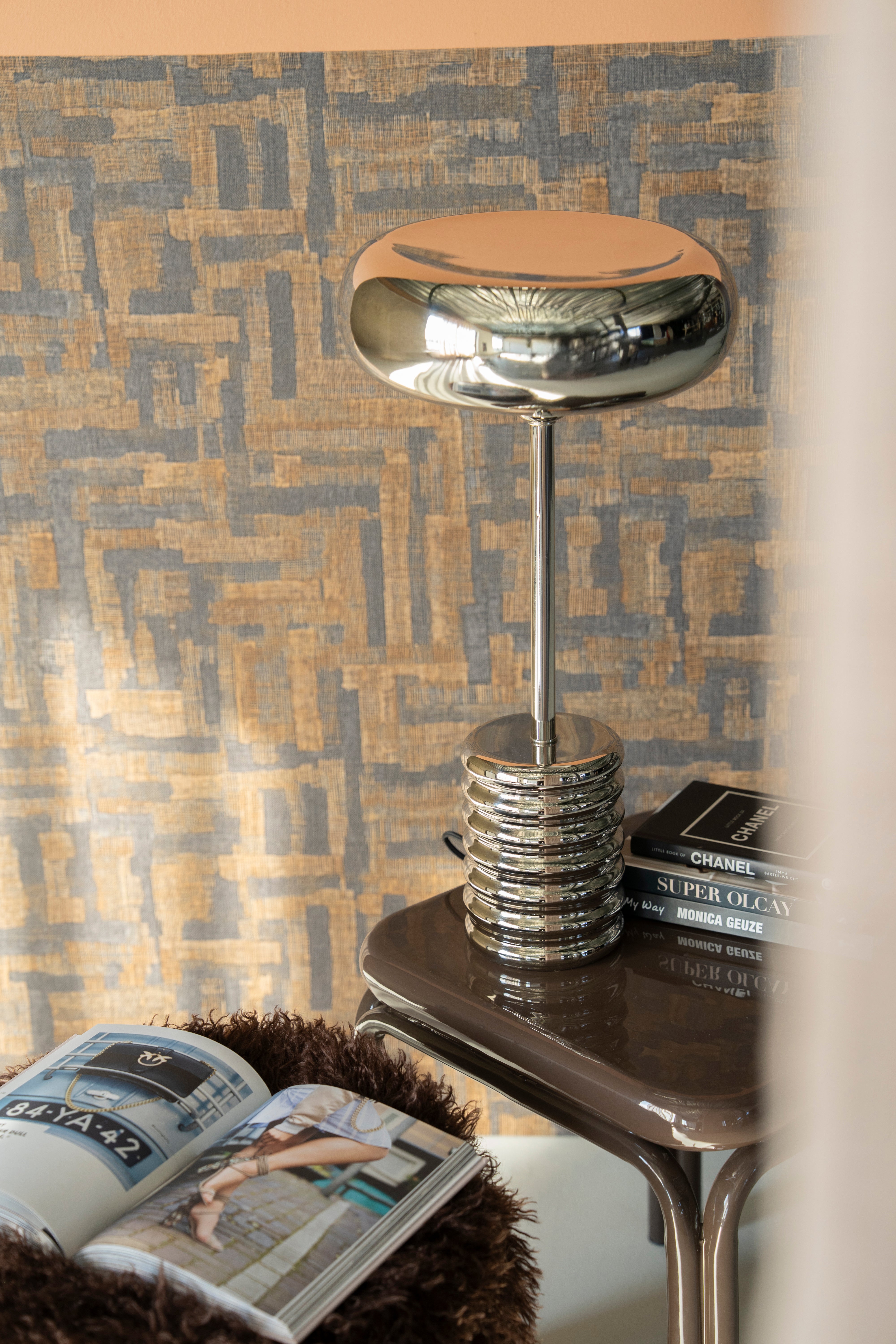 CHROMEO chrome table lamp