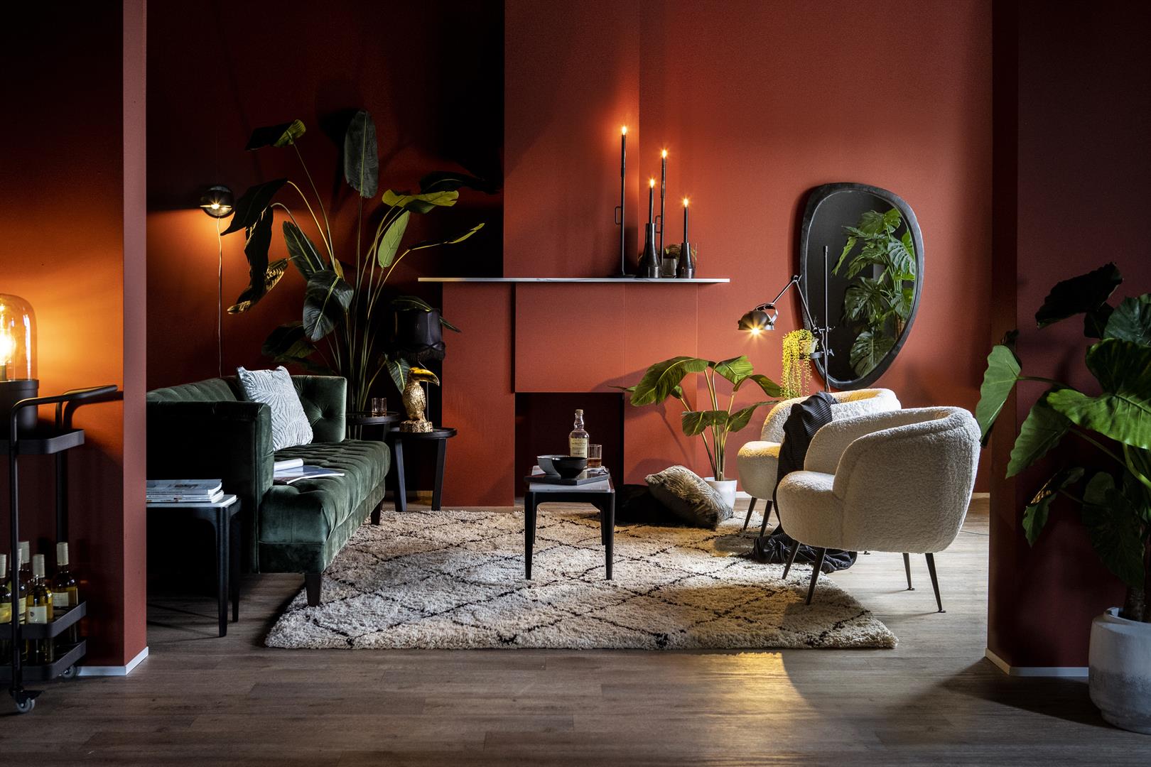 PLECTO Mirror Mango Wood