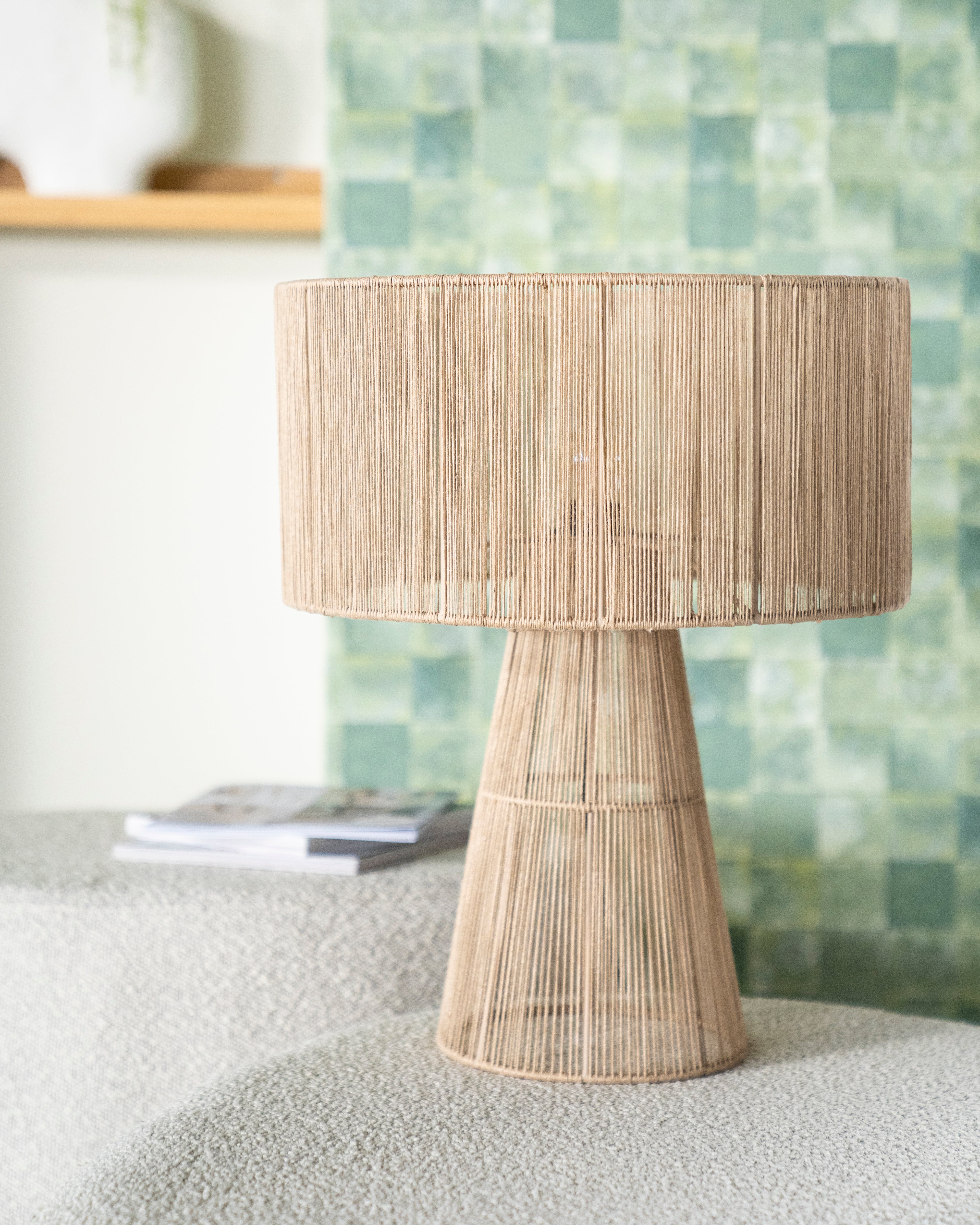 Stolná lampa OSHU juta