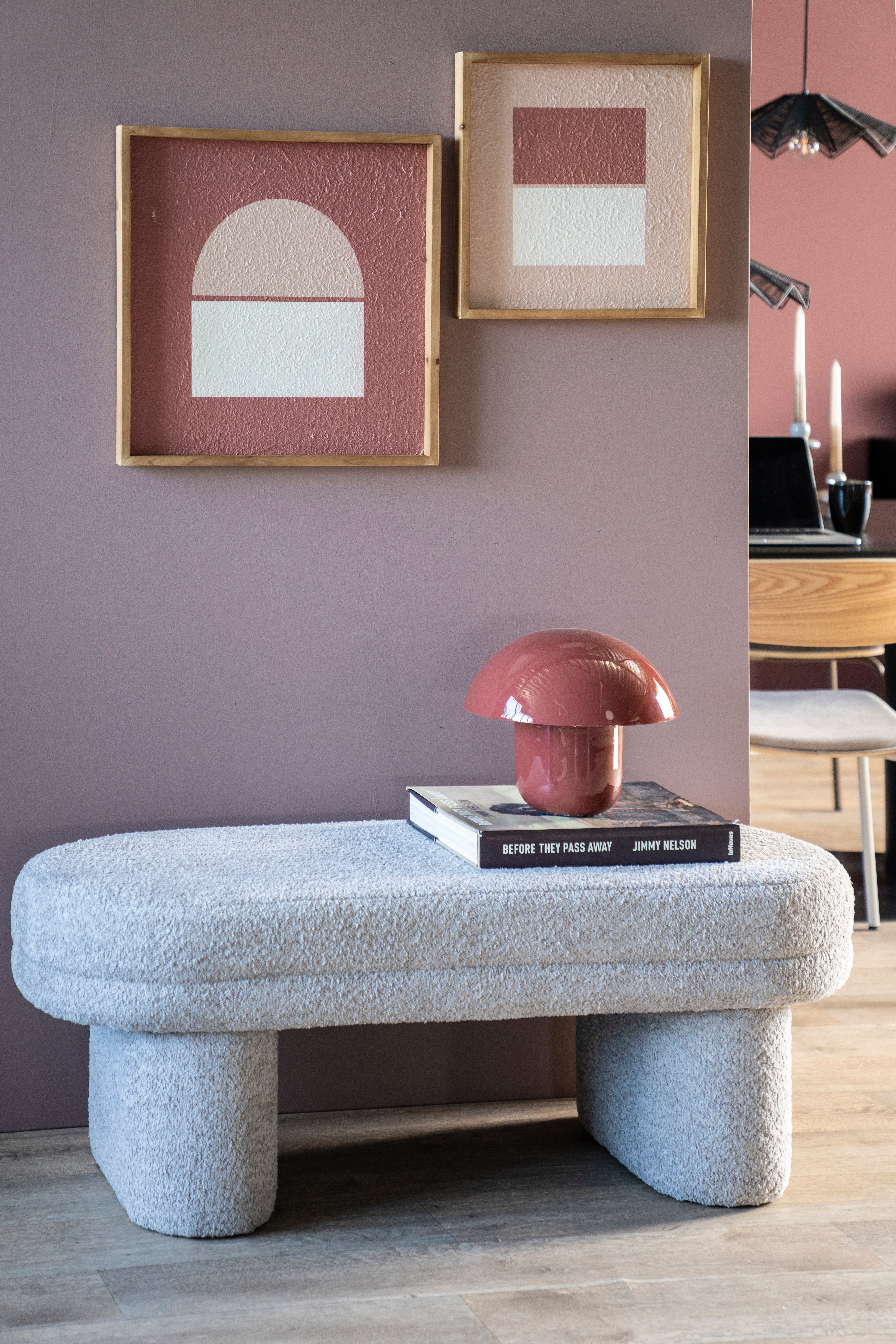 Lavica RAMA krémová