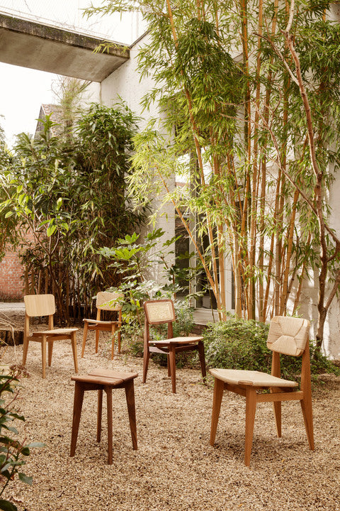 C-CHAIR black oak wood chair