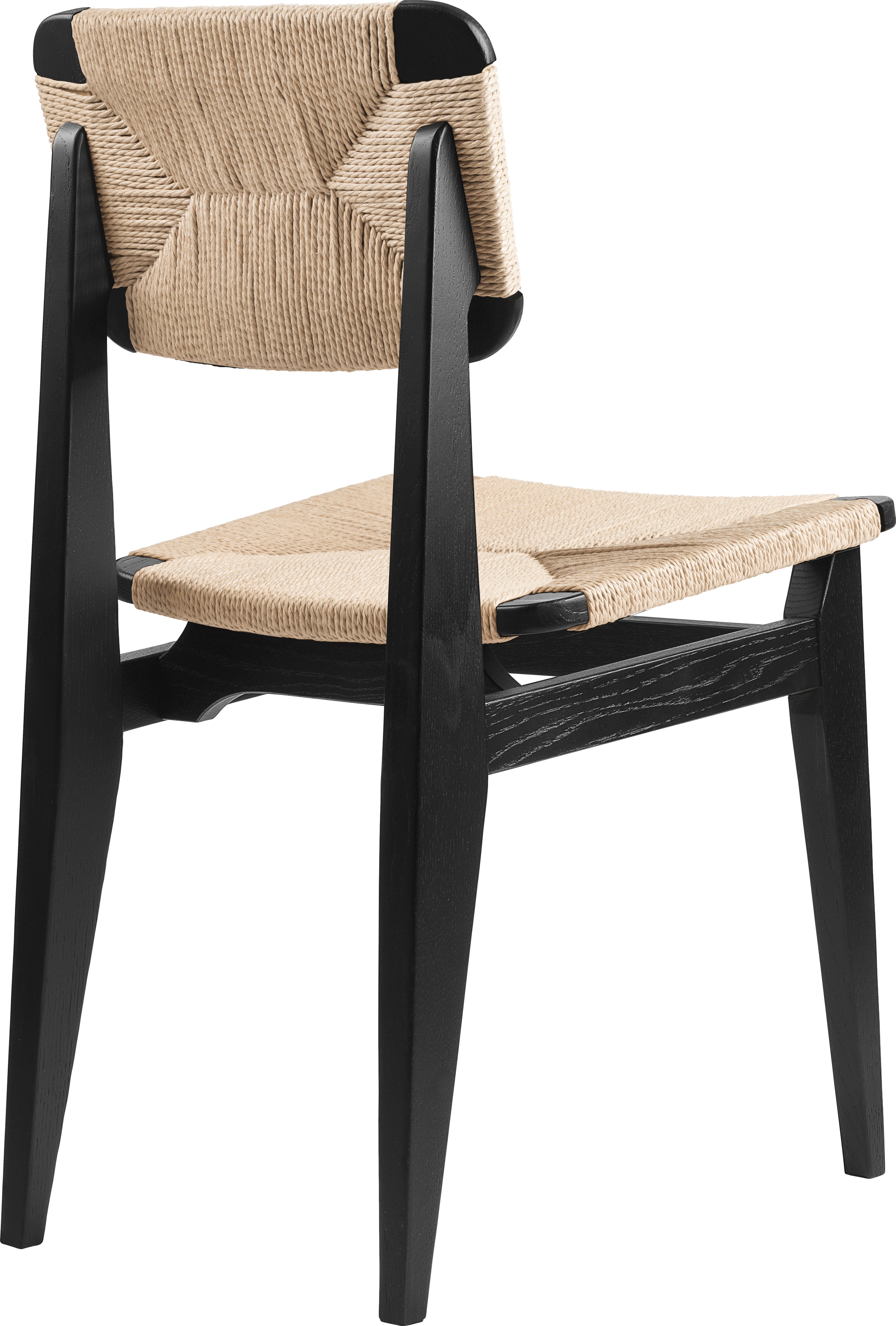 C-CHAIR black oak wood chair