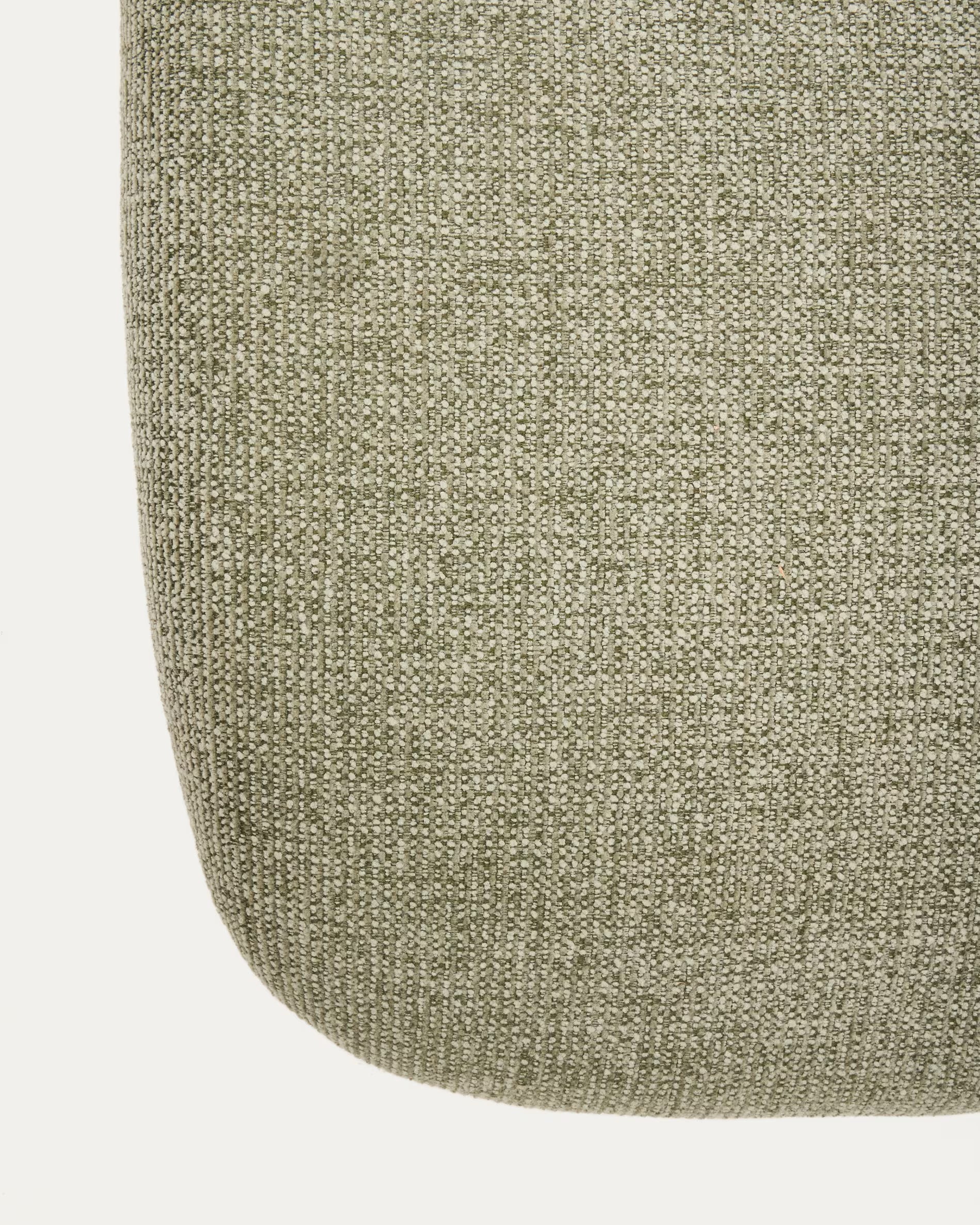 Szezlong OSLA jasne zelený s čiernym podstavcom