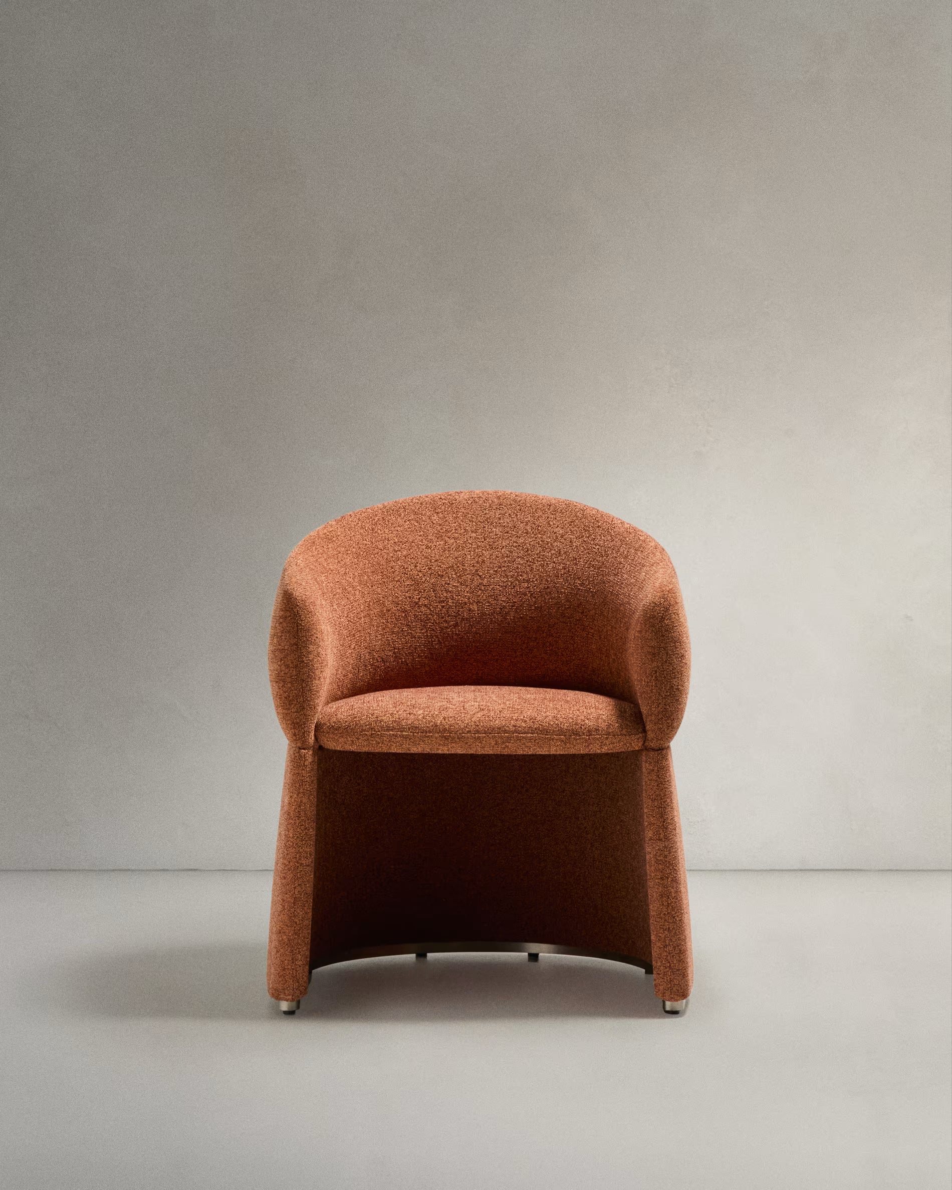 Upholstered chair BOSCA brick chenille