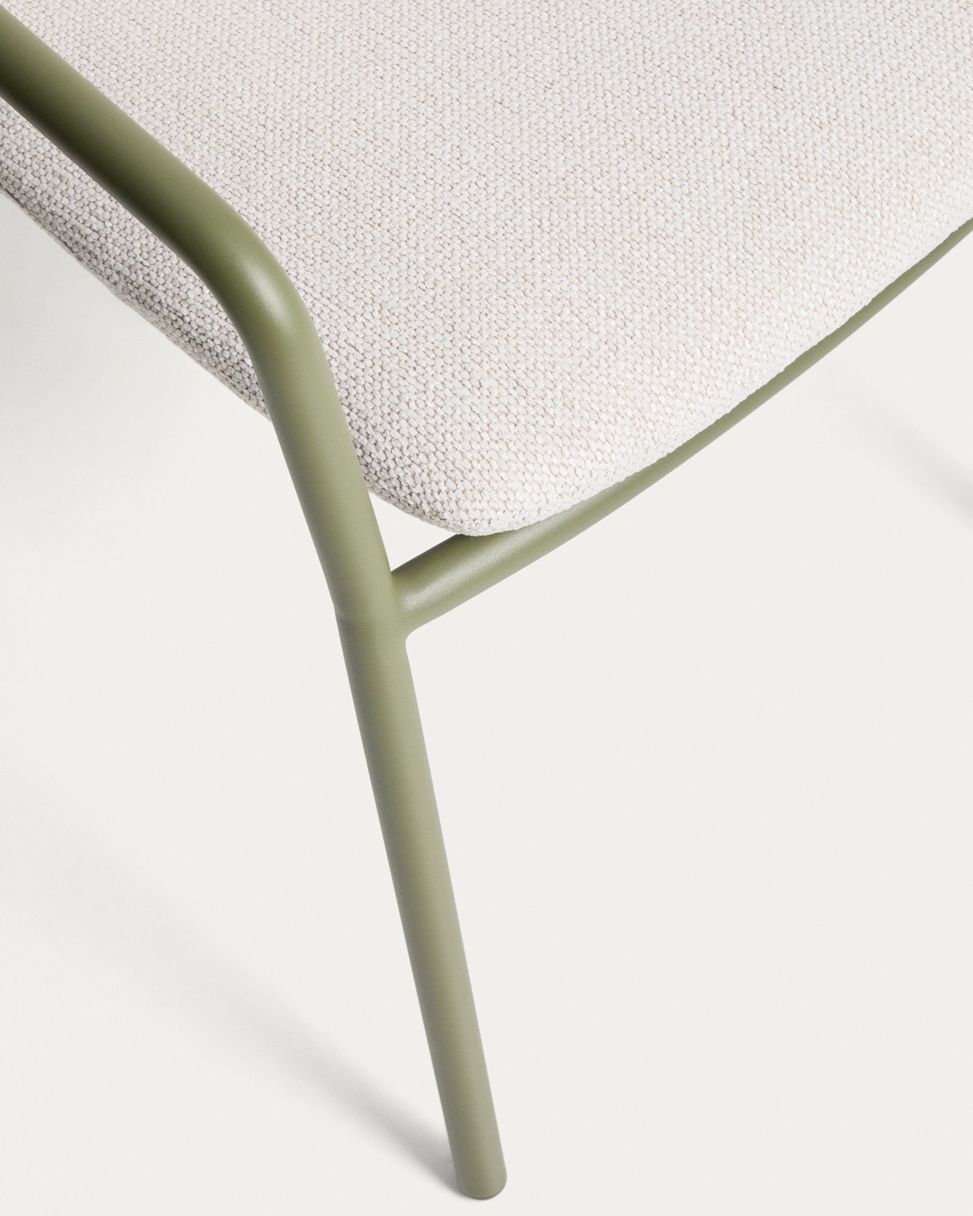 LINOSA Garden Chair Beige with Green Base