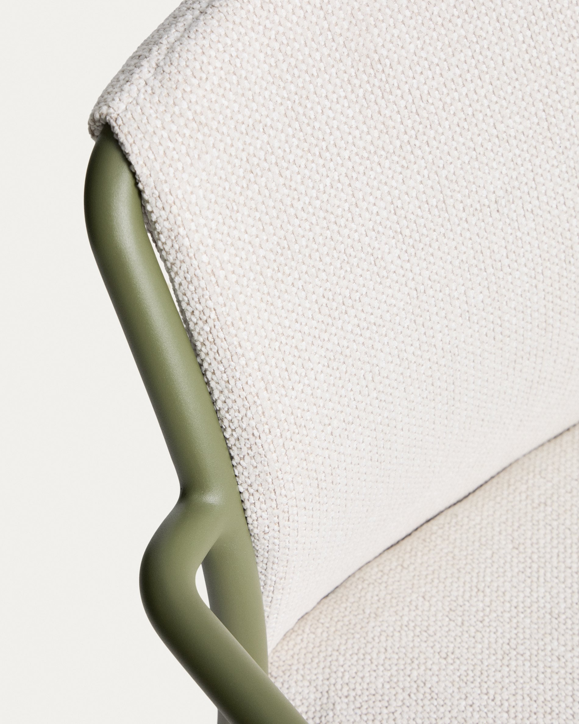 LINOSA Garden Chair Beige with Green Base