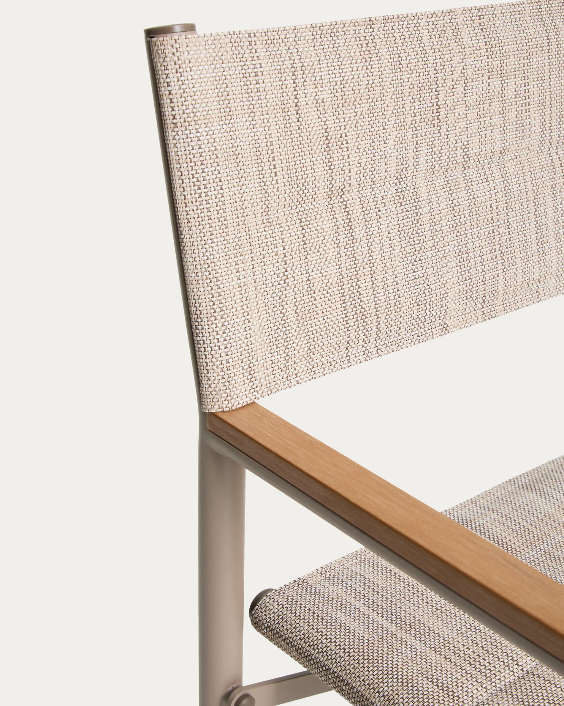 Skladacia záhradná stolička TISNO taupe