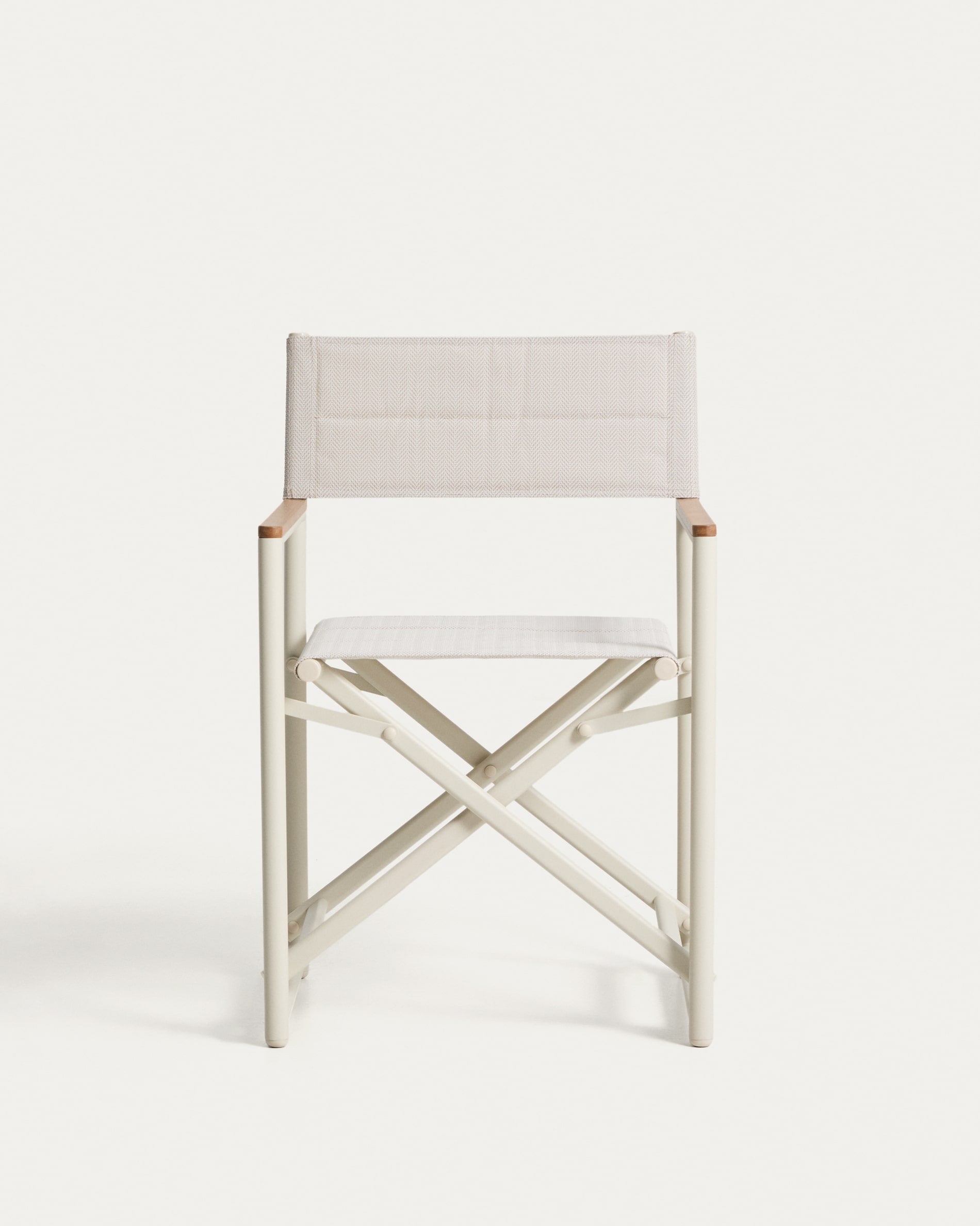 Skladacia záhradná stolička TISNO ecru