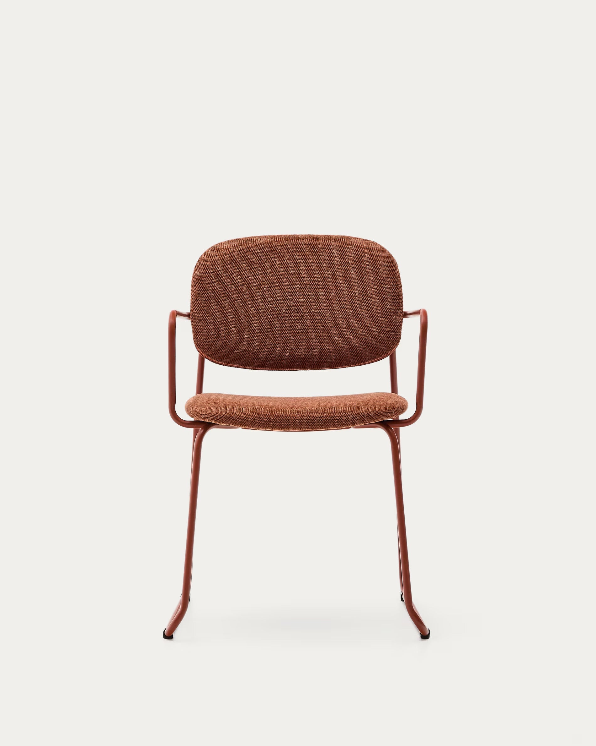 Kreslo s opierkami MELI terakota