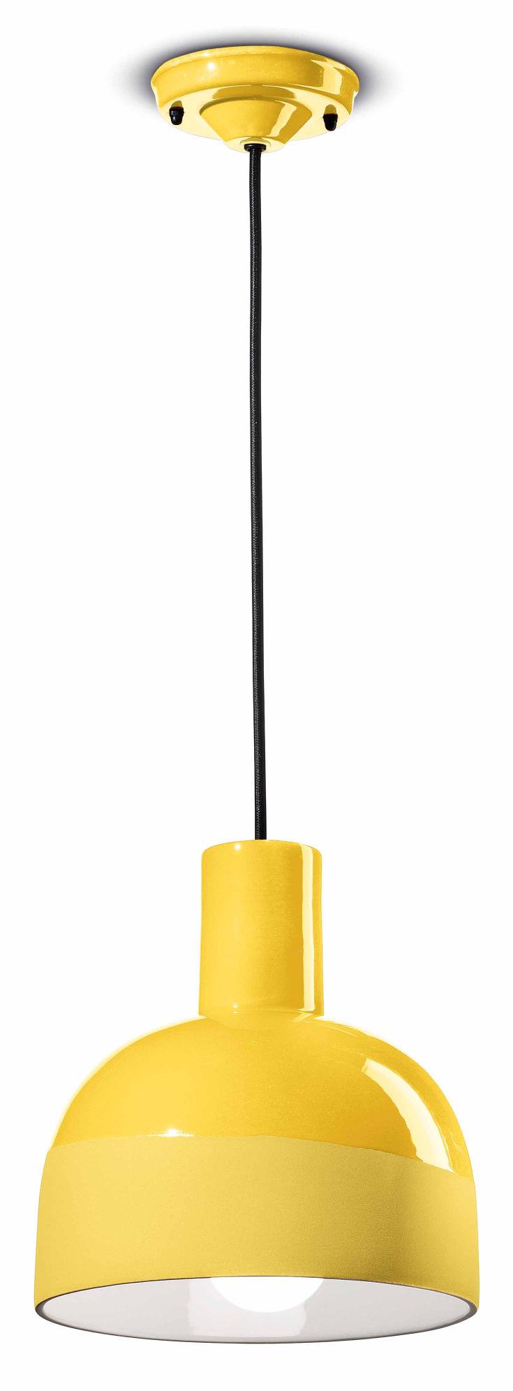 Závesná keramická lampa CAXIXI žltá