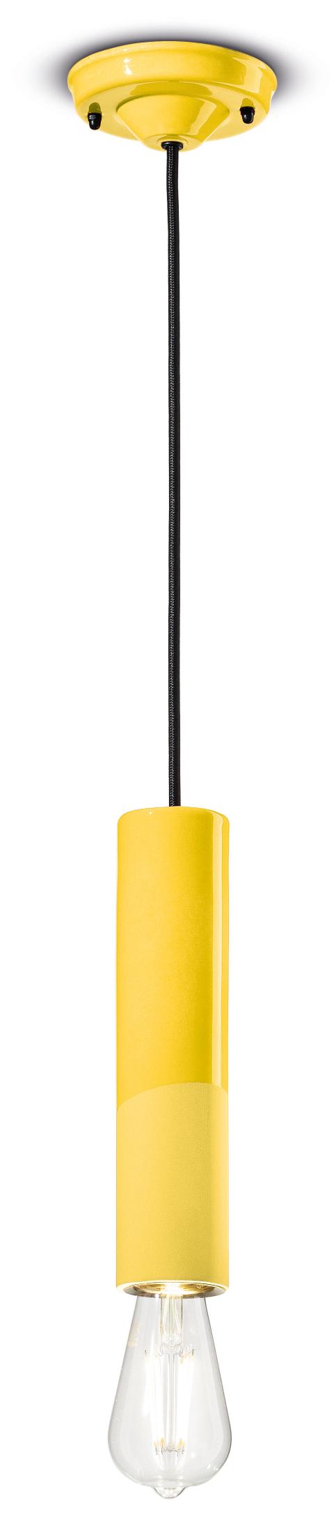 Závesná keramická lampa PI žltá