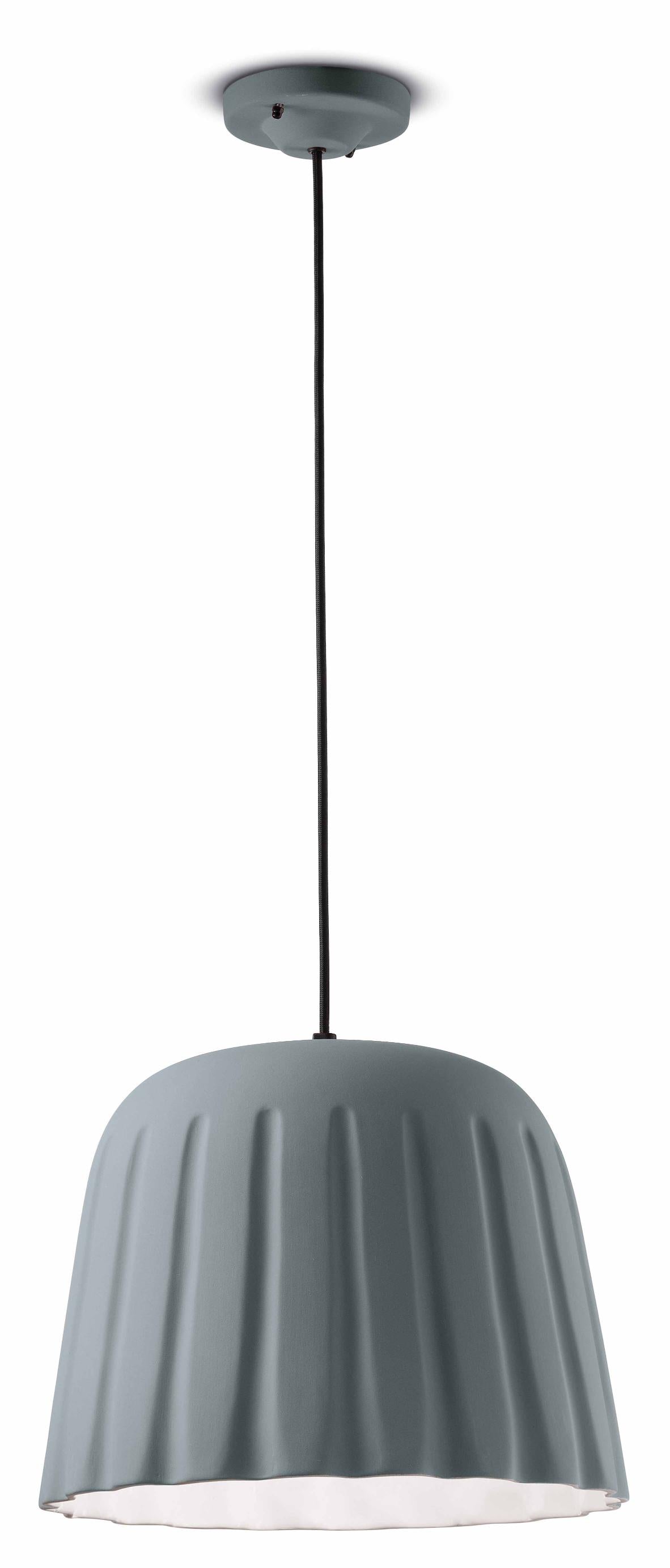 Závesná keramická lampa MADAME GRES šedá