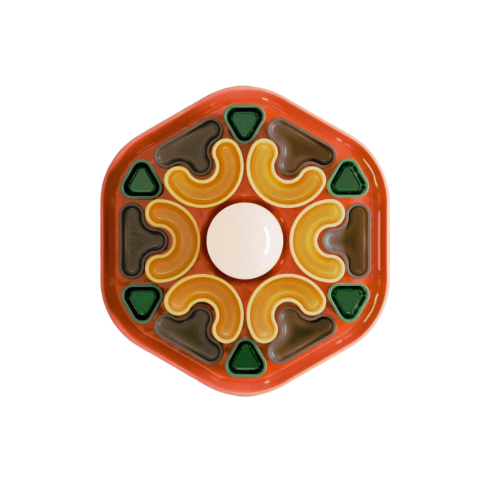 Kinkiet keramický PHYTIA oranžový so žltou, hnedou a zelenou